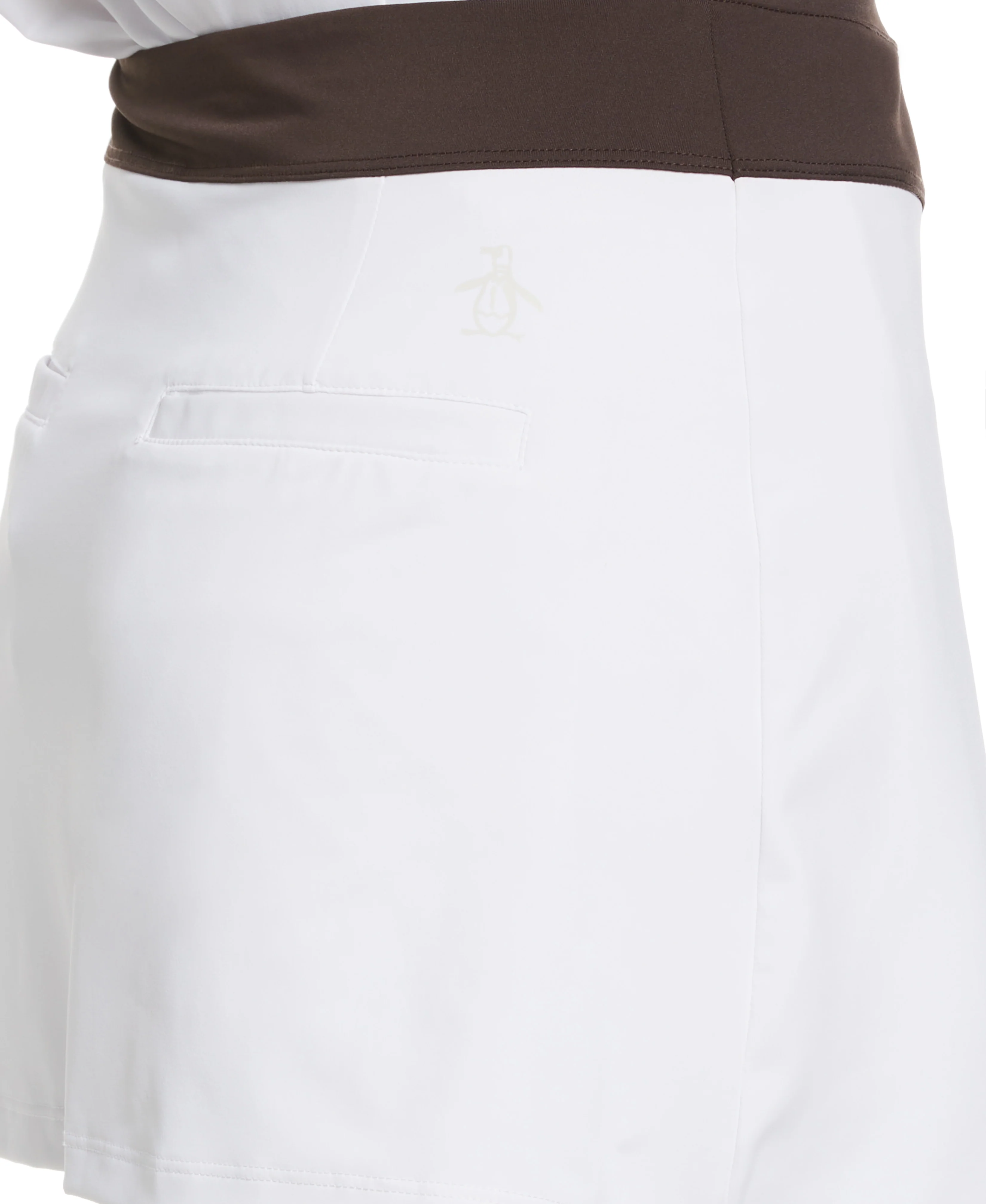 Women's 13" Asymmetrical Pleated Tennis Skort - Image 4