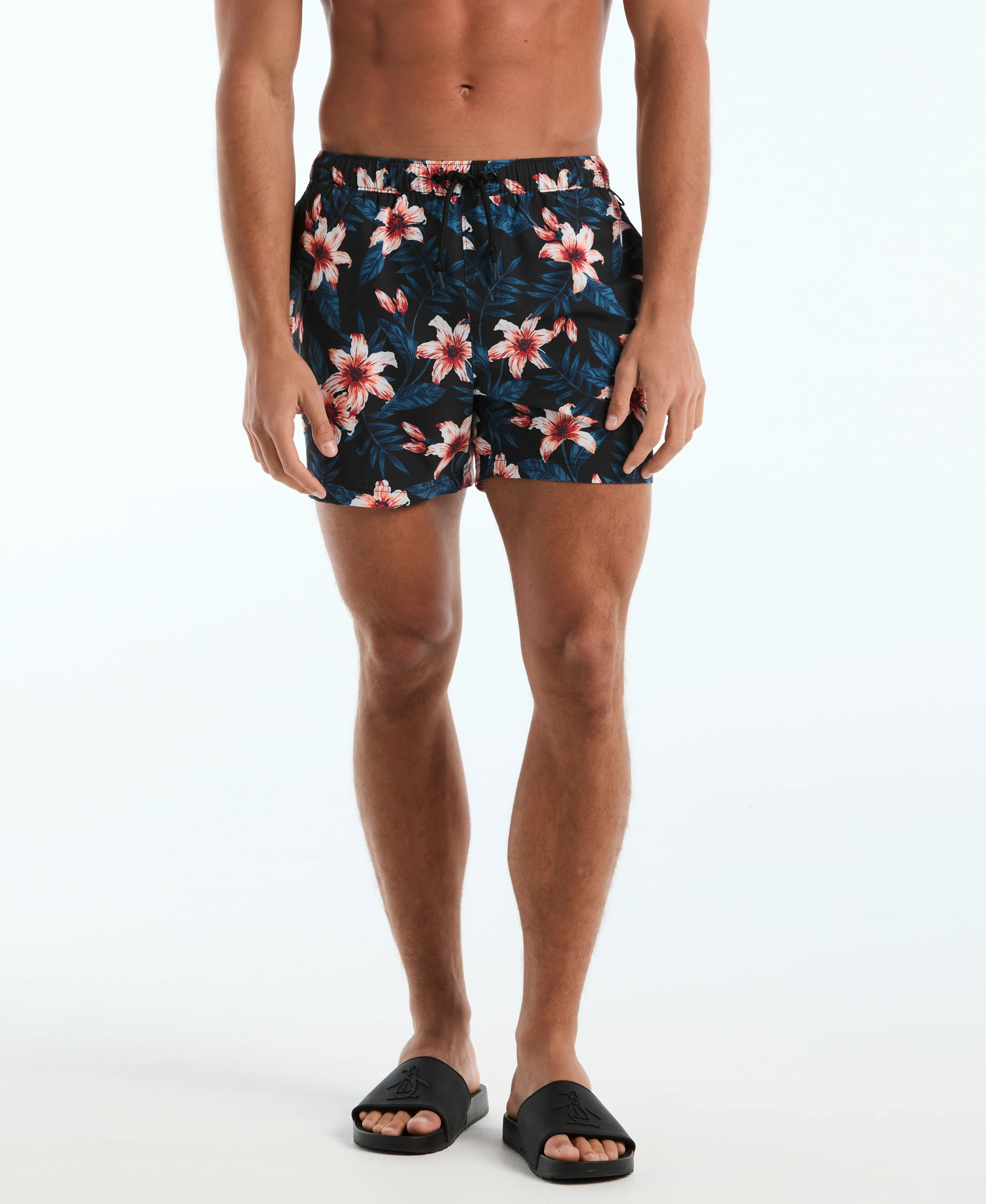 5" All-Over Floral Swim Short - Image 4