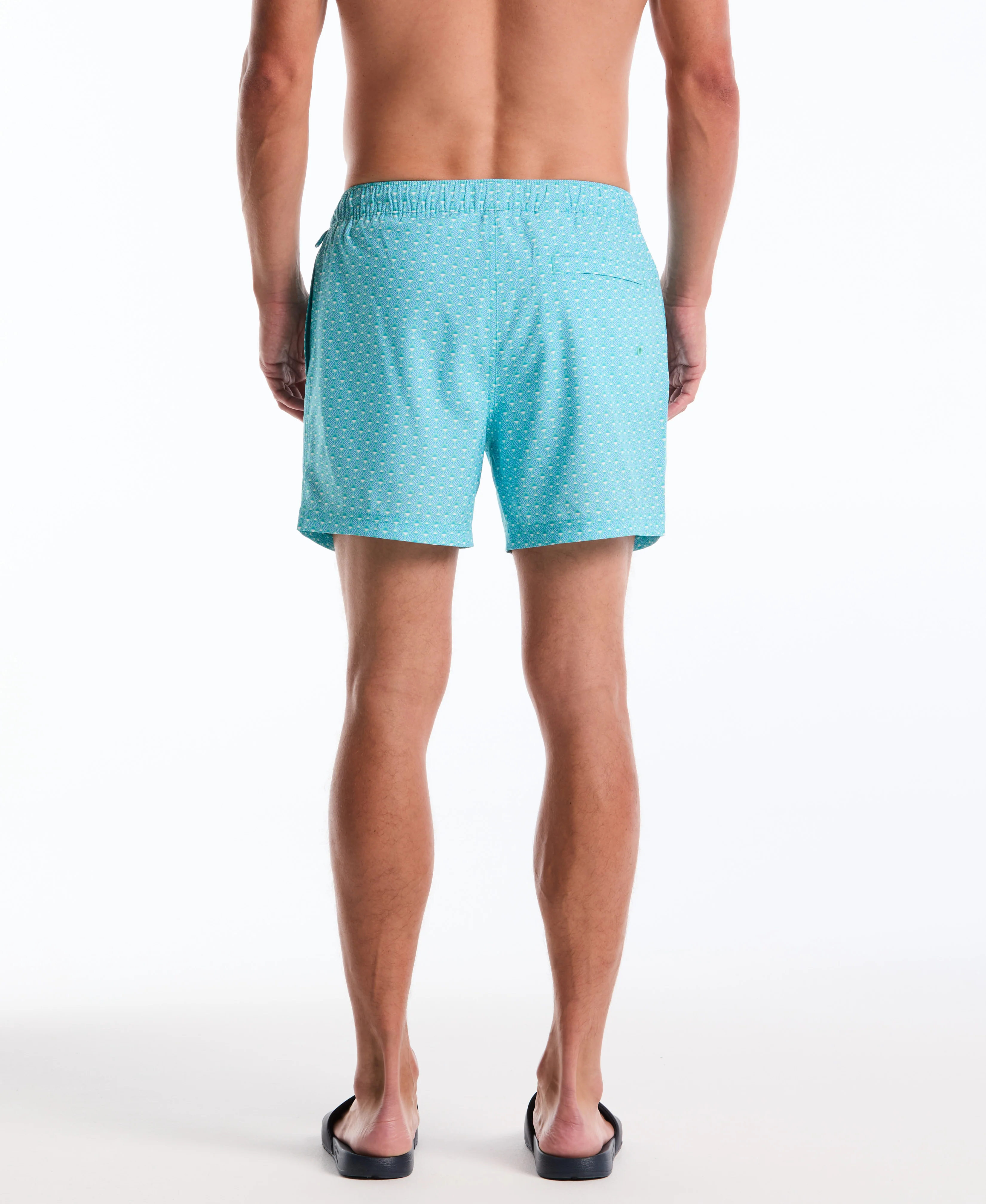 5" All-Over Squiggle Geo Swim Short - Image 2