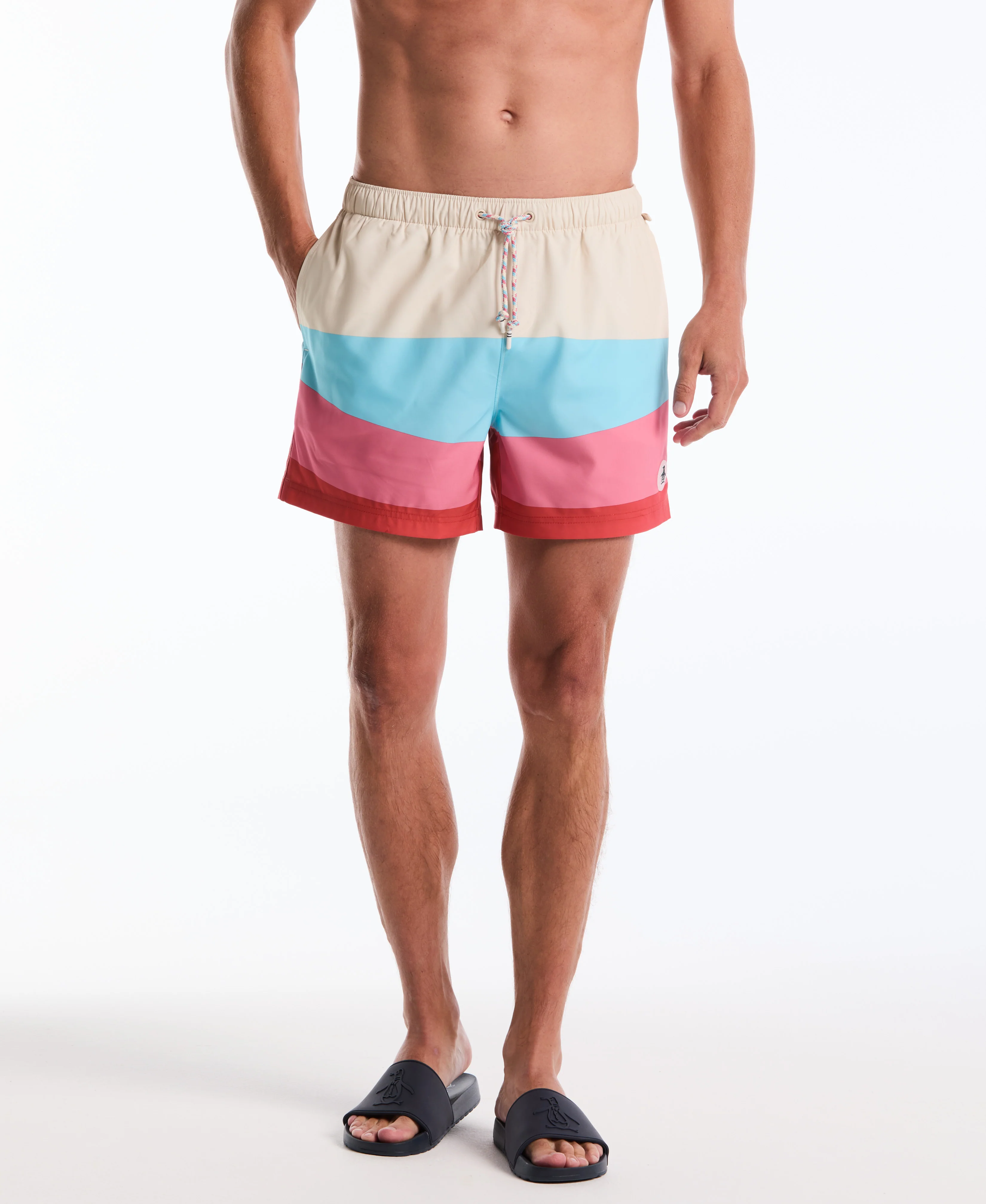 5" Degrade Wave Swim Short - Image 3