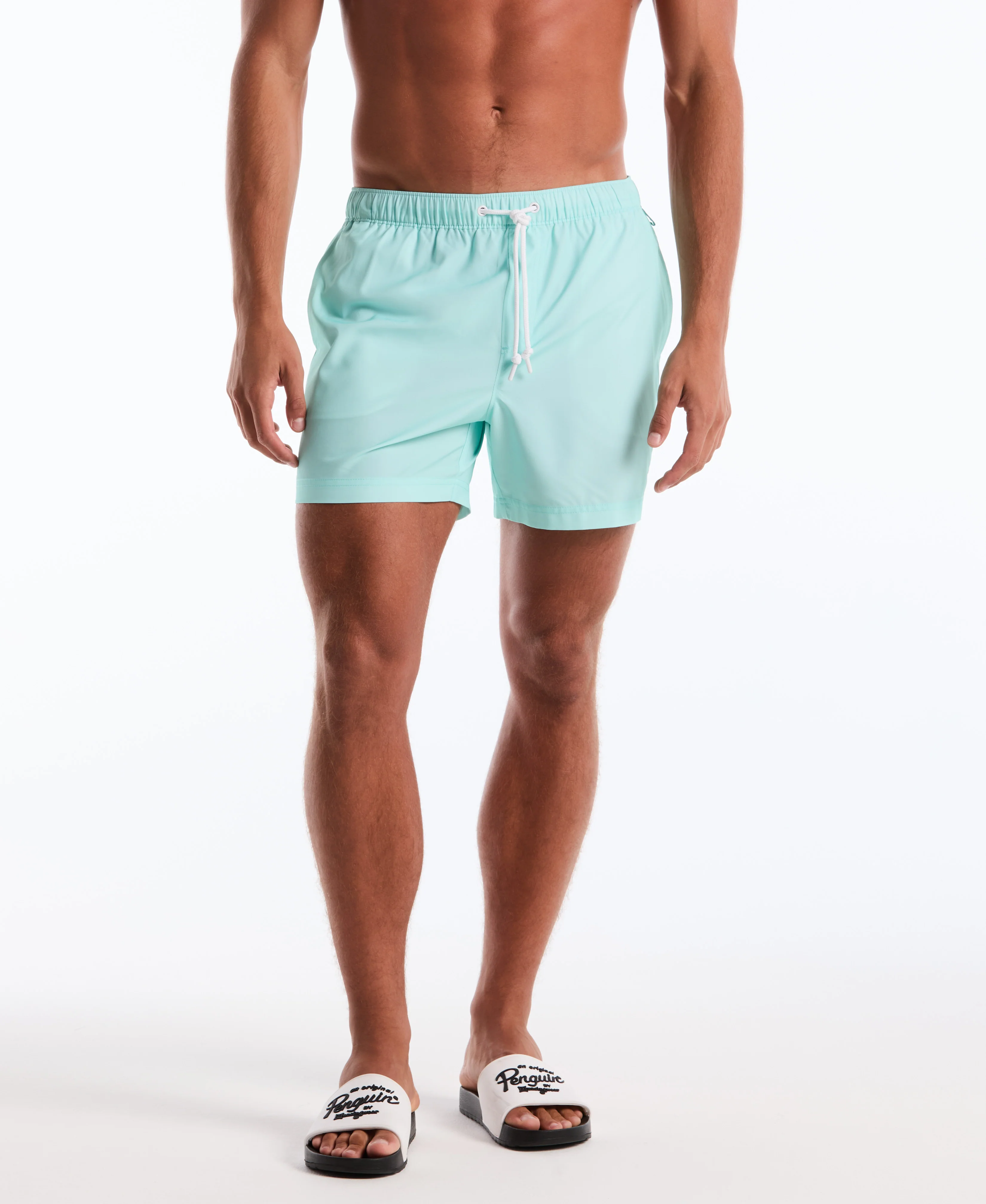 5" Solid Stretch Swim Short - Image 23
