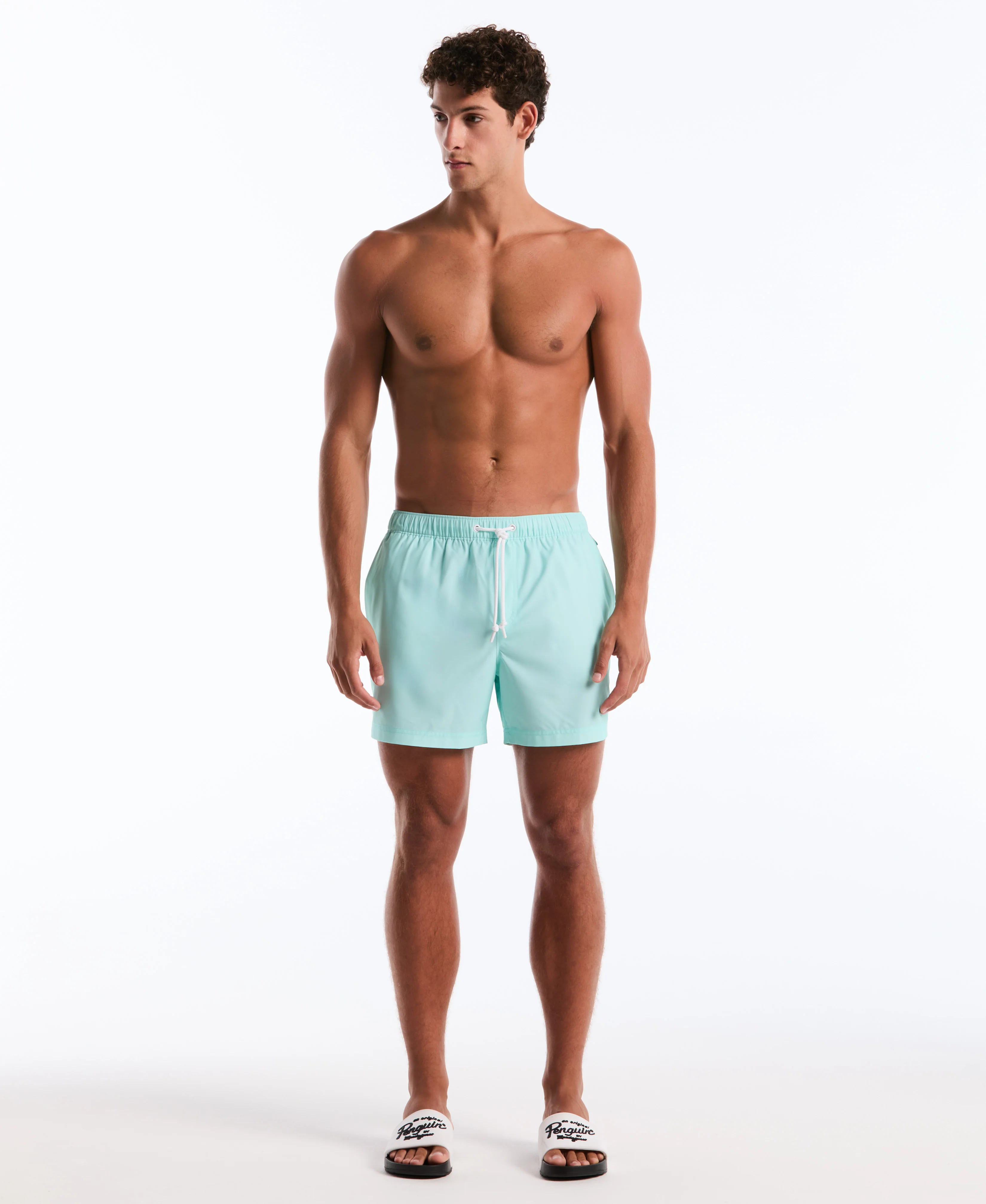5" Solid Stretch Swim Short - Image 24