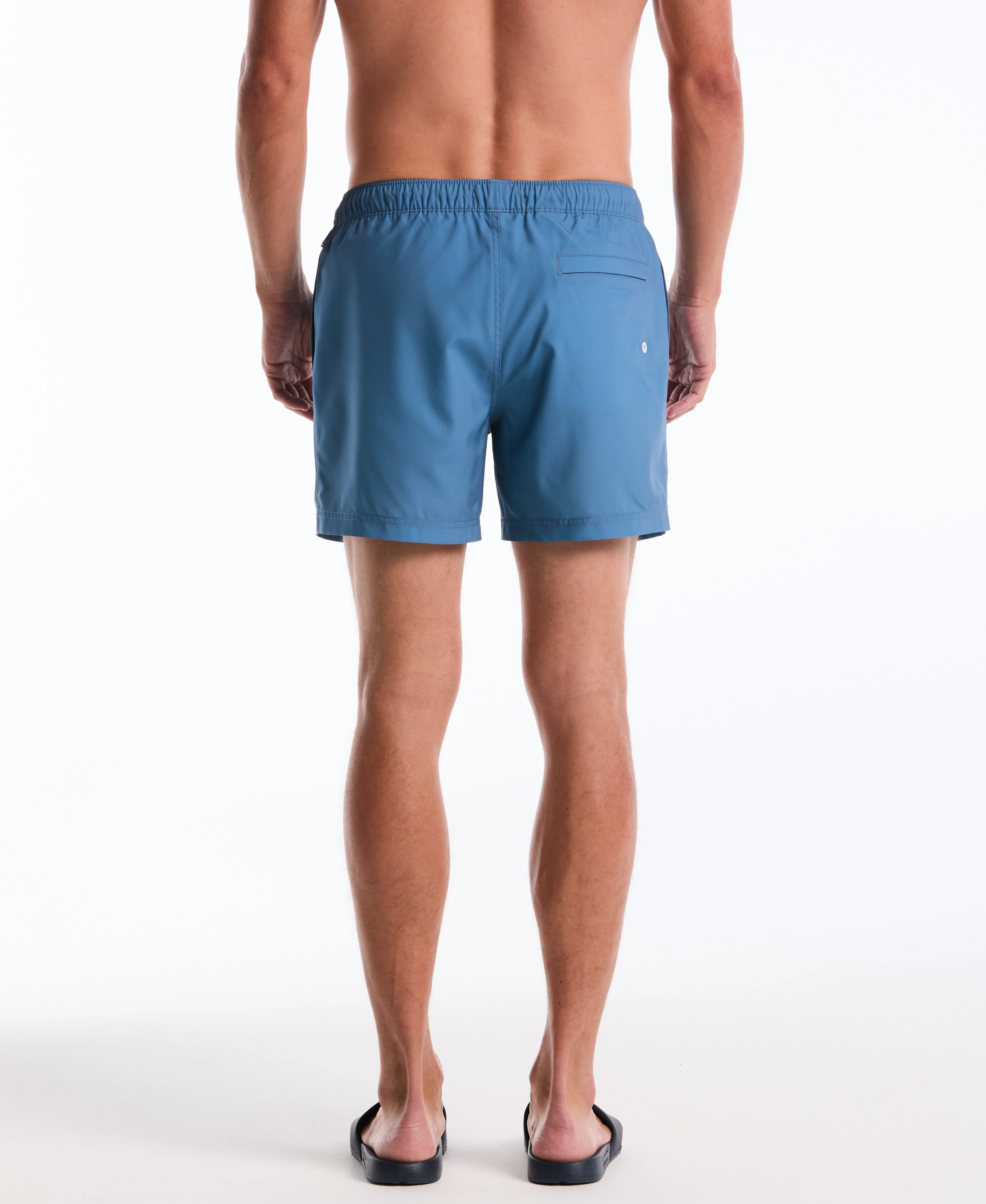 5" Box Solid Swim Short - Image 10