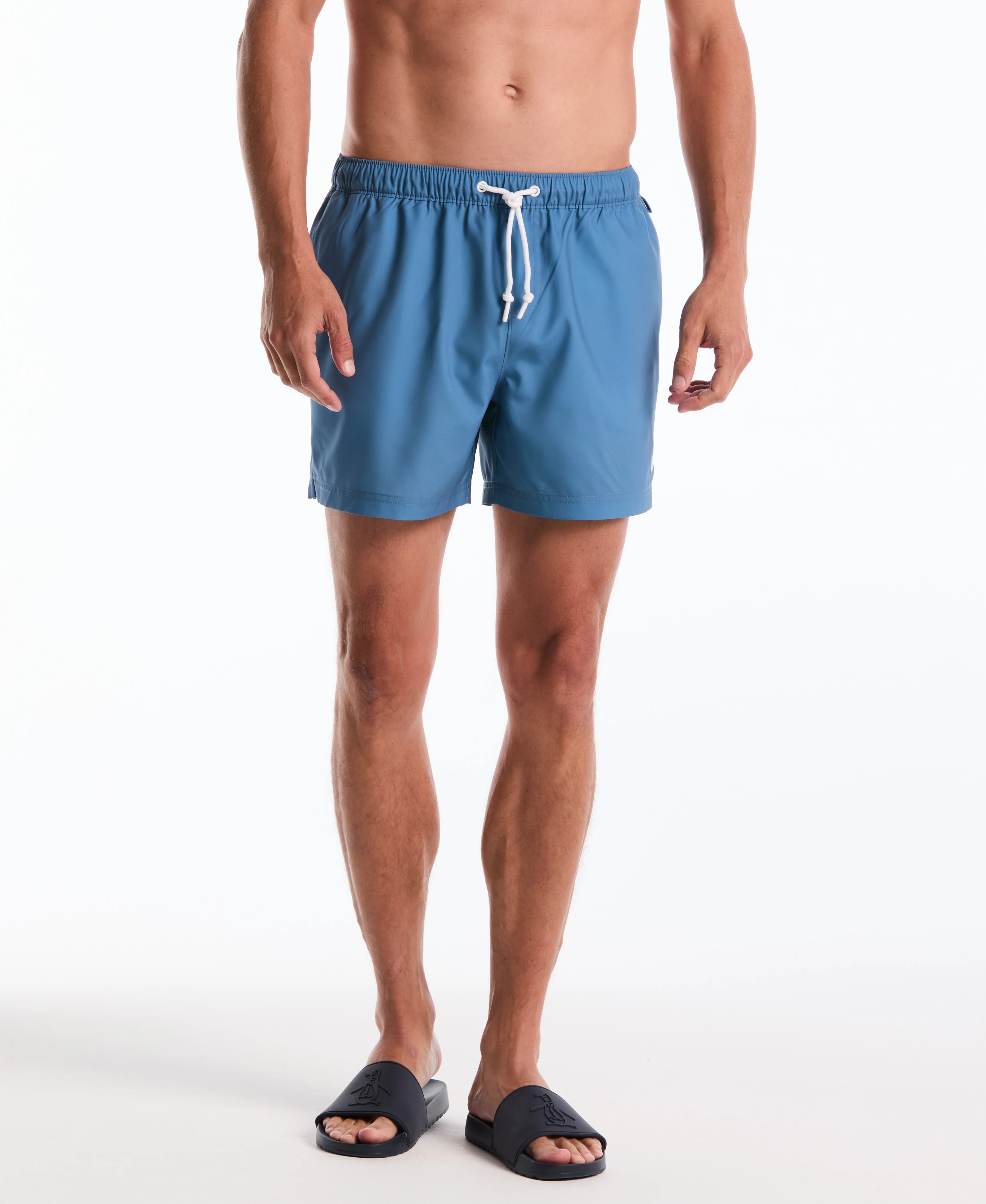 5" Box Solid Swim Short - Image 11