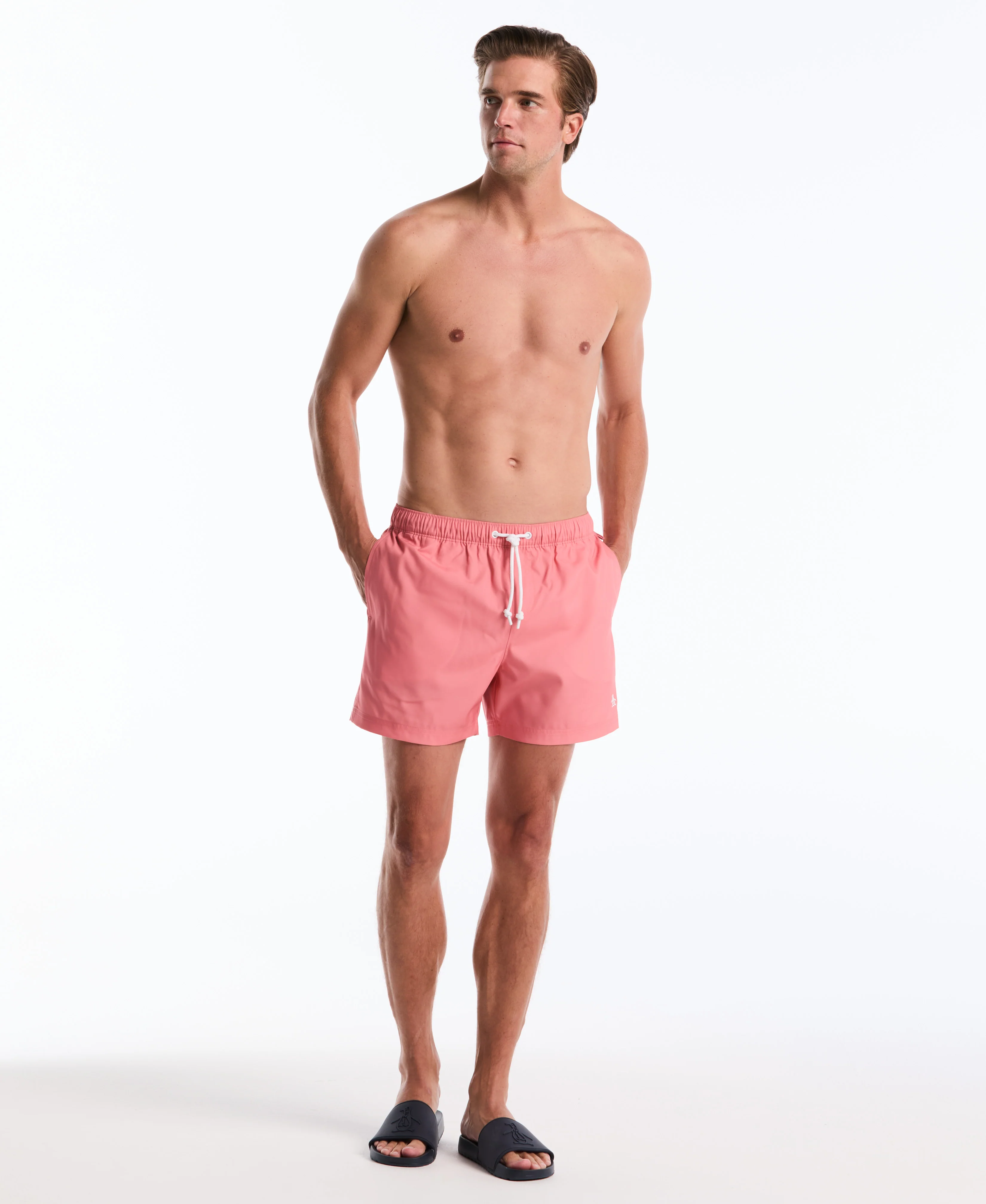 5" Box Solid Swim Short - Image 13