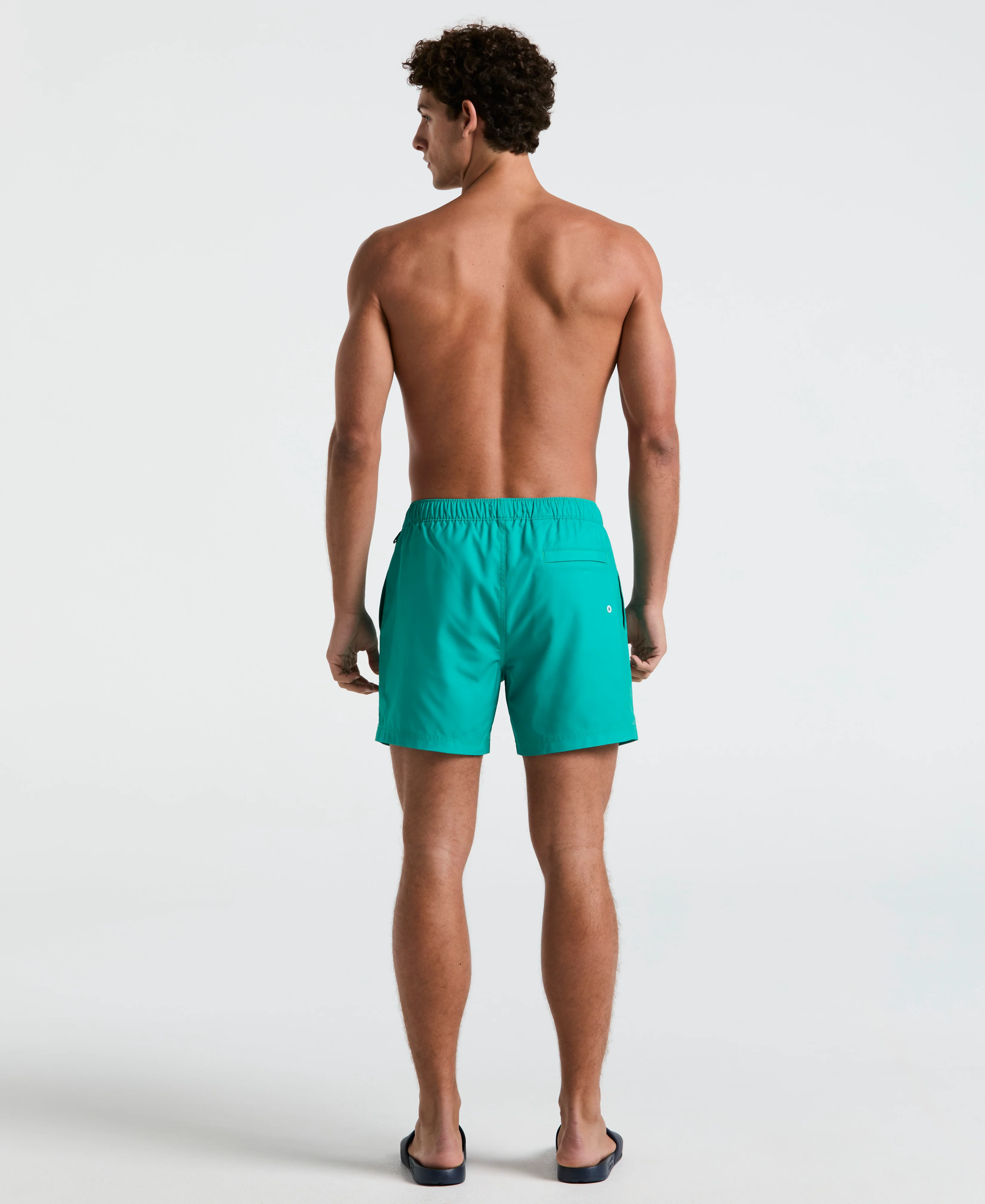 5" Box Solid Swim Short - Image 26