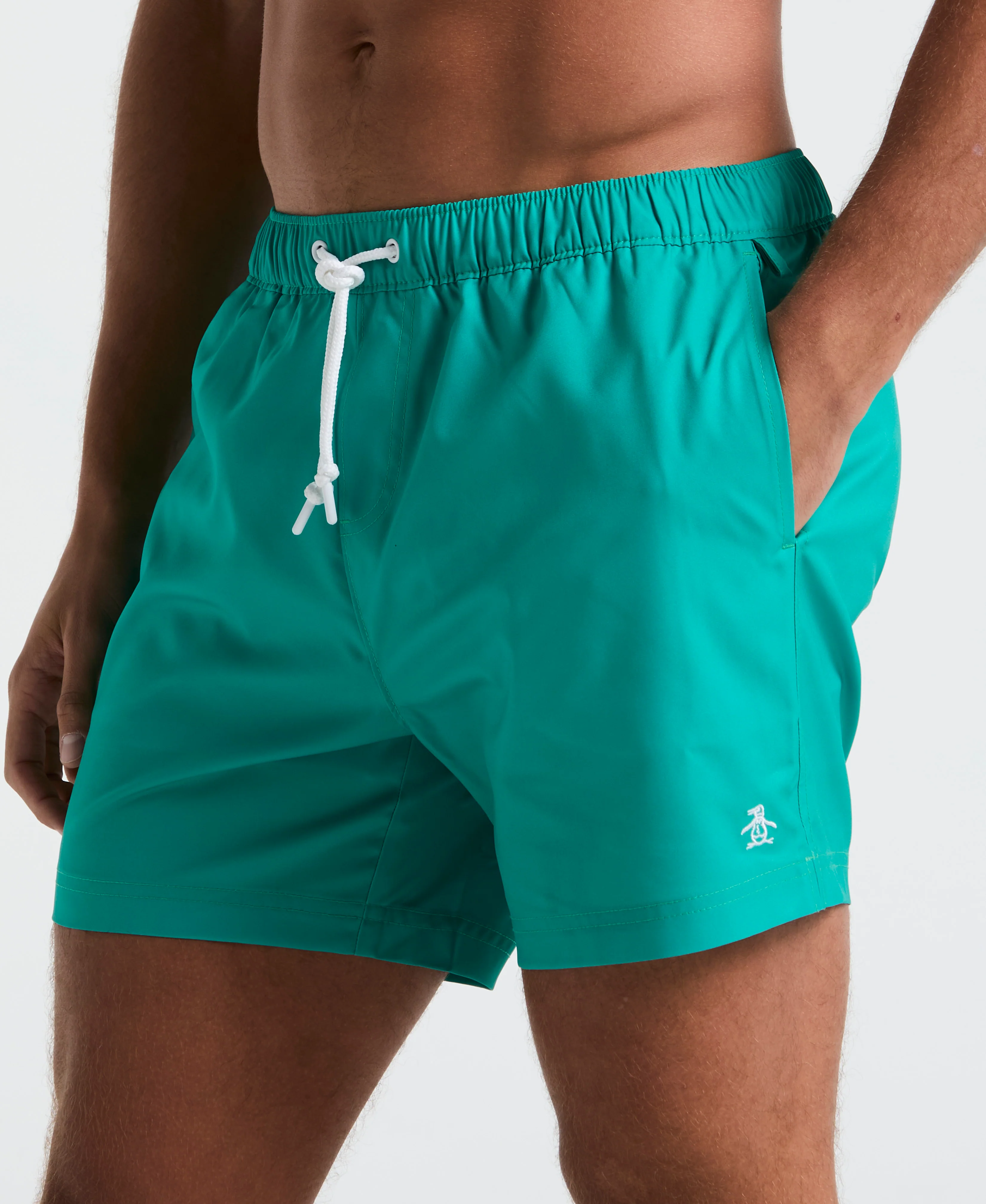 5" Box Solid Swim Short - Image 27