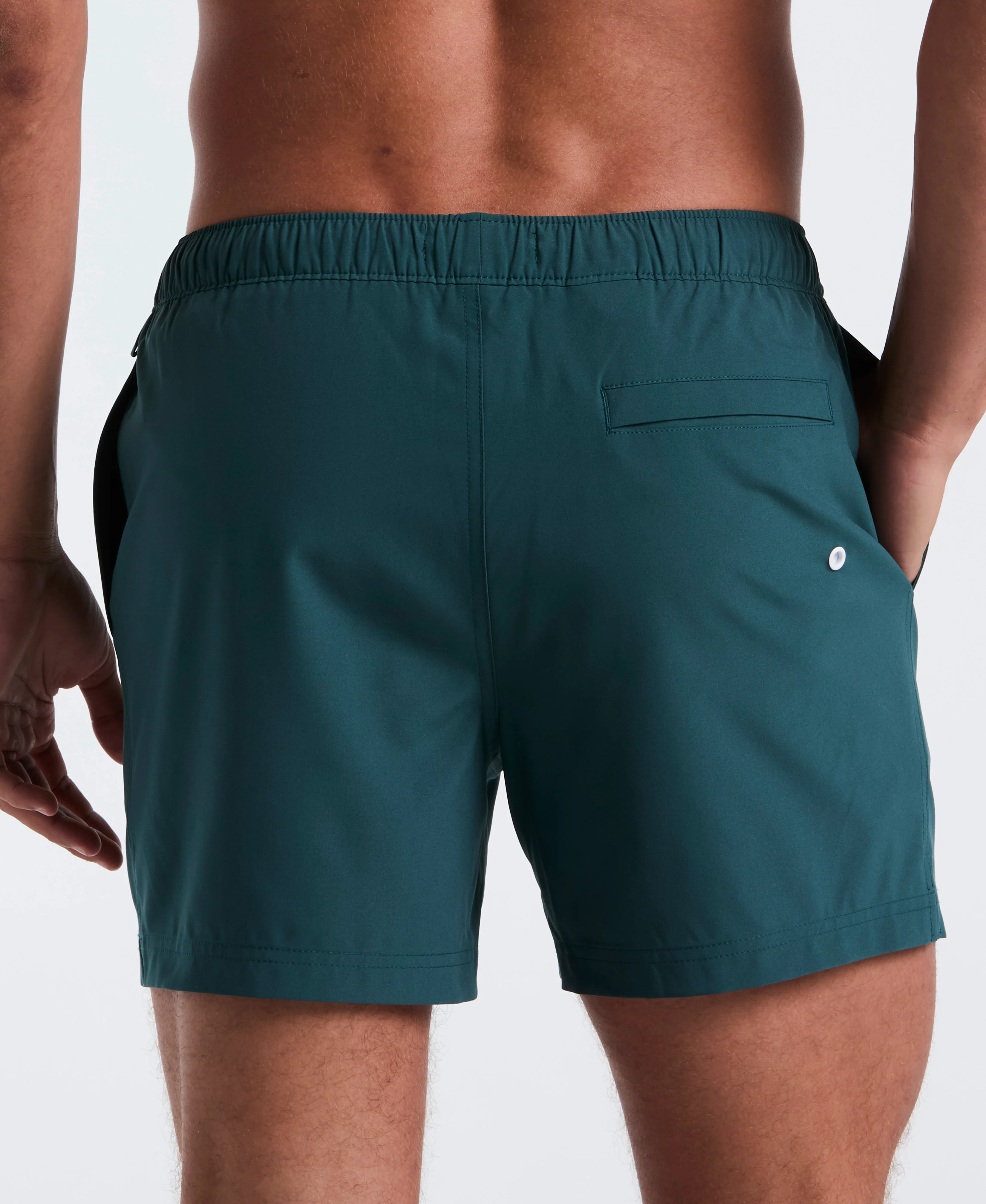 5" Box Solid Swim Short - Image 31