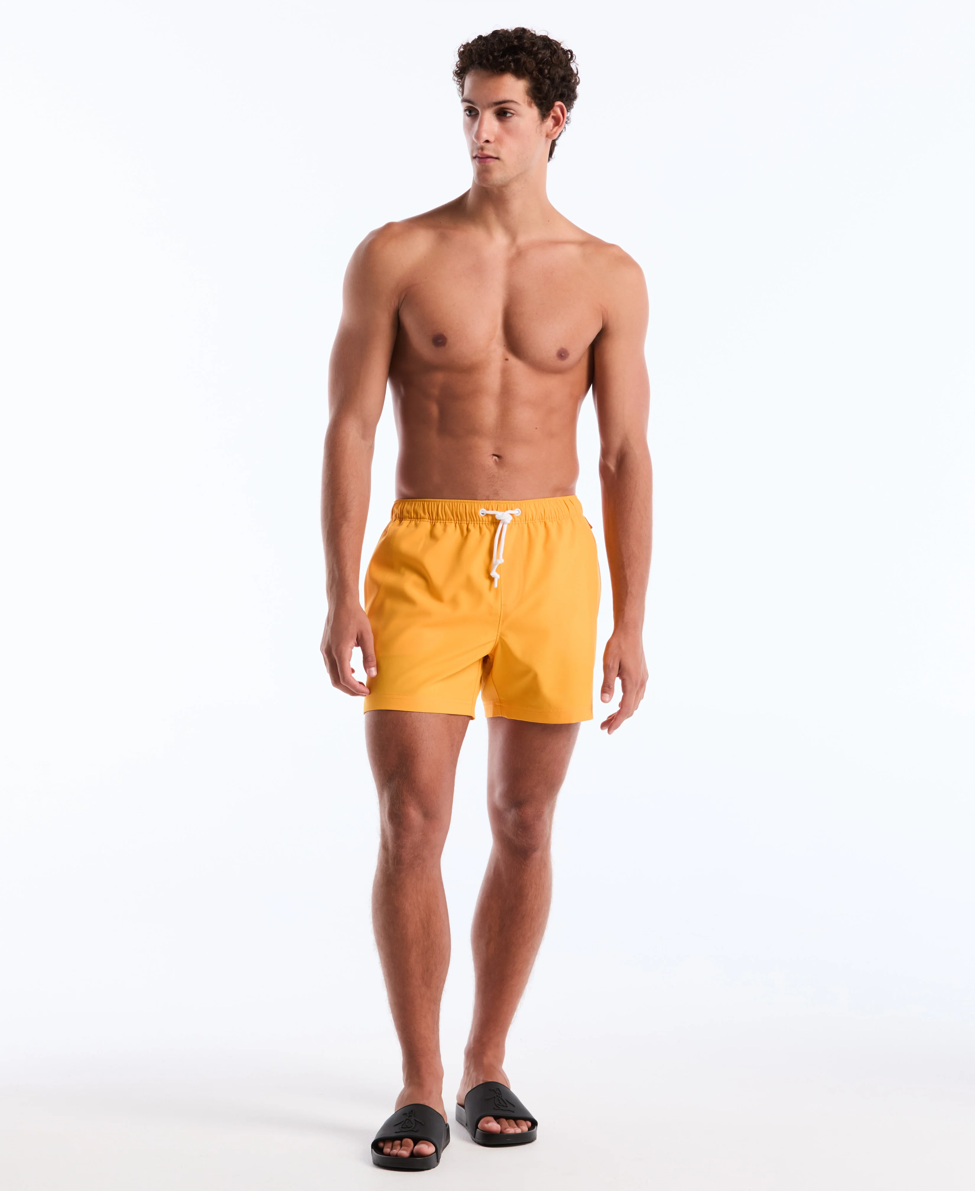 5" Box Solid Swim Short - Image 5