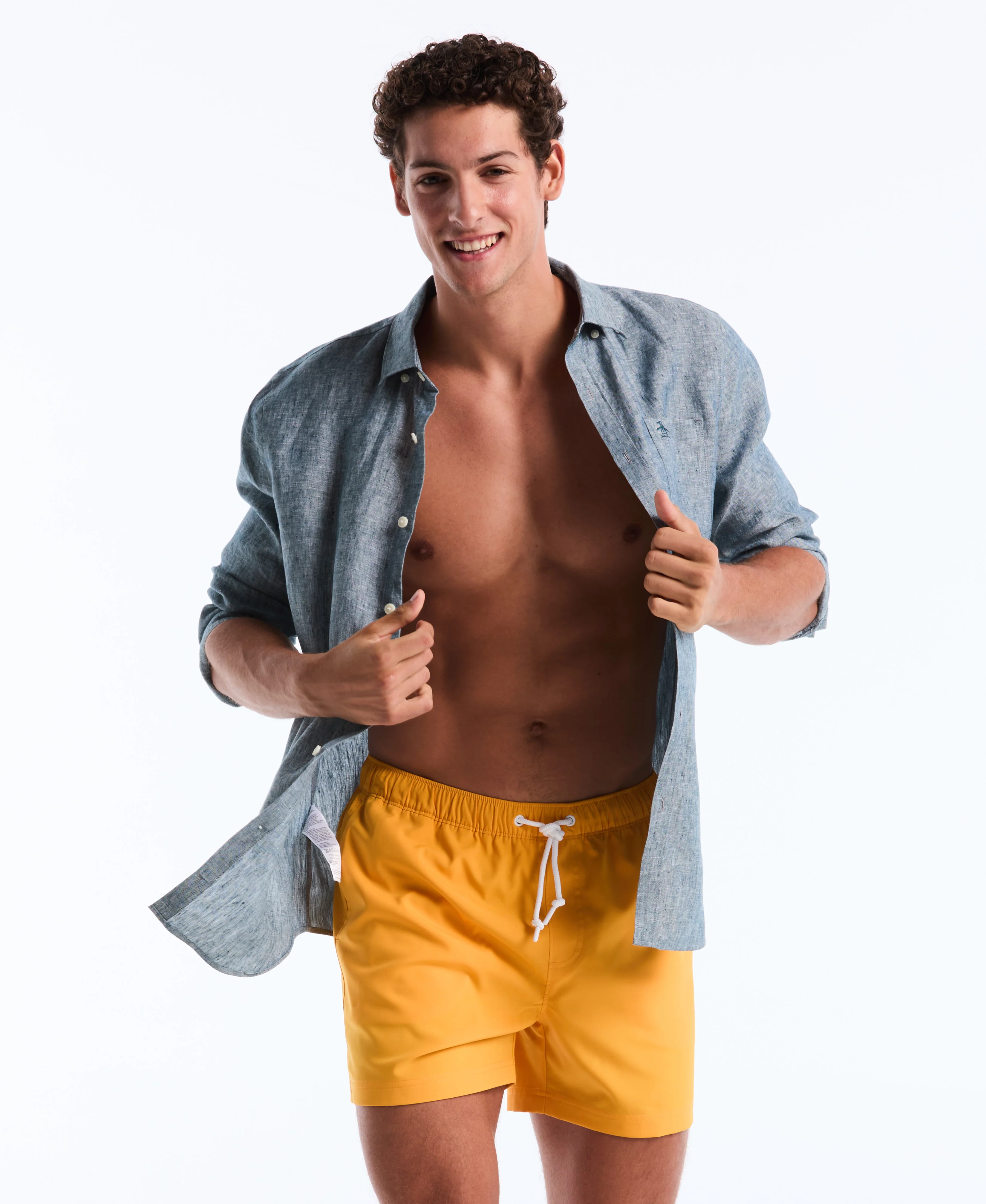 5" Box Solid Swim Short - Image 8