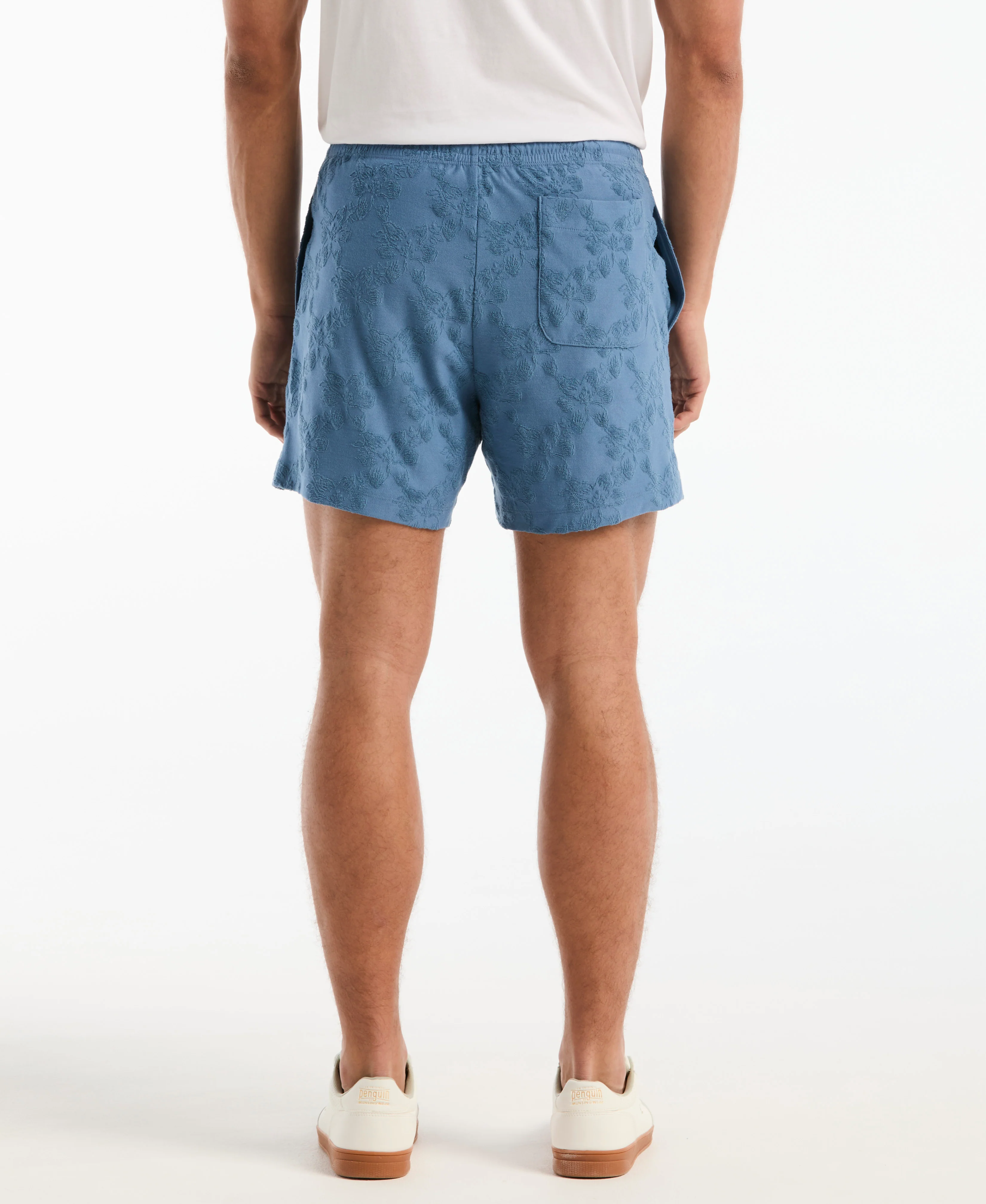 5" Terry Jacquard Hawaiian Short - Image 2