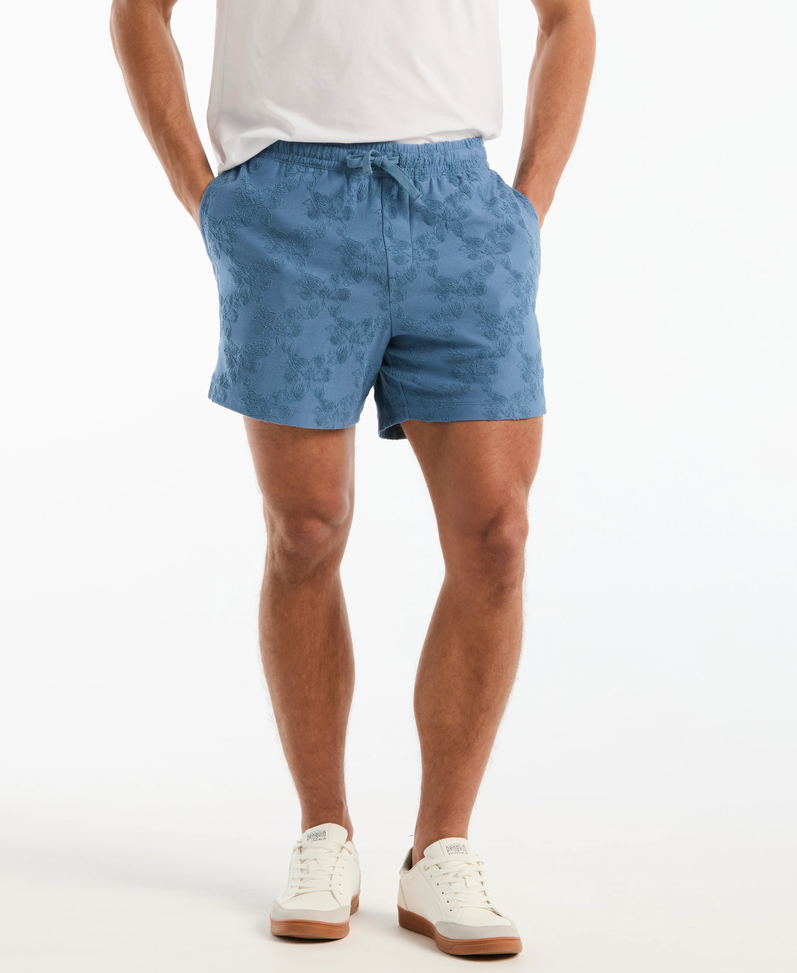 5" Terry Jacquard Hawaiian Short - Image 4