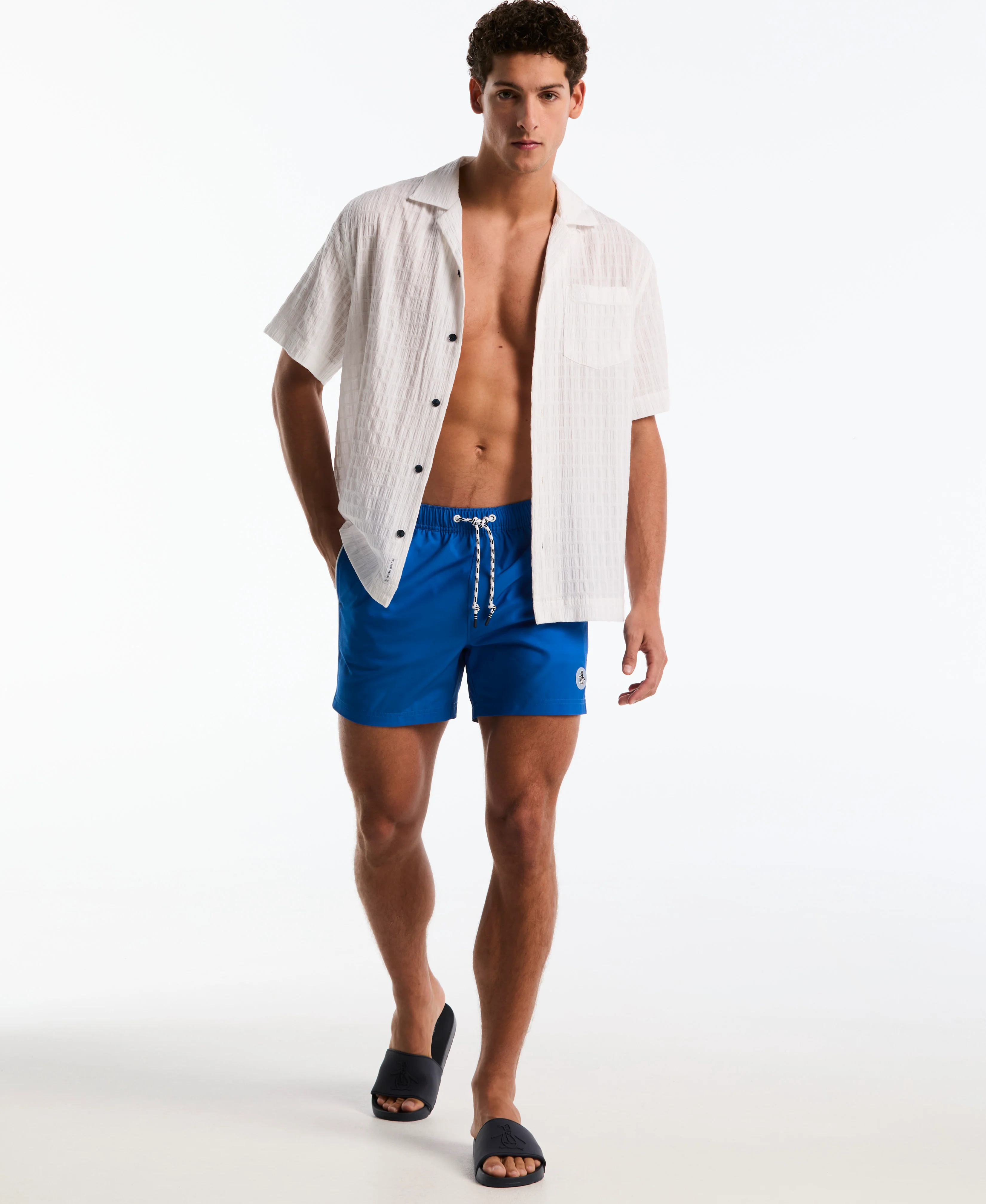 5" Volley Earl Tipped Swim Short - Image 5