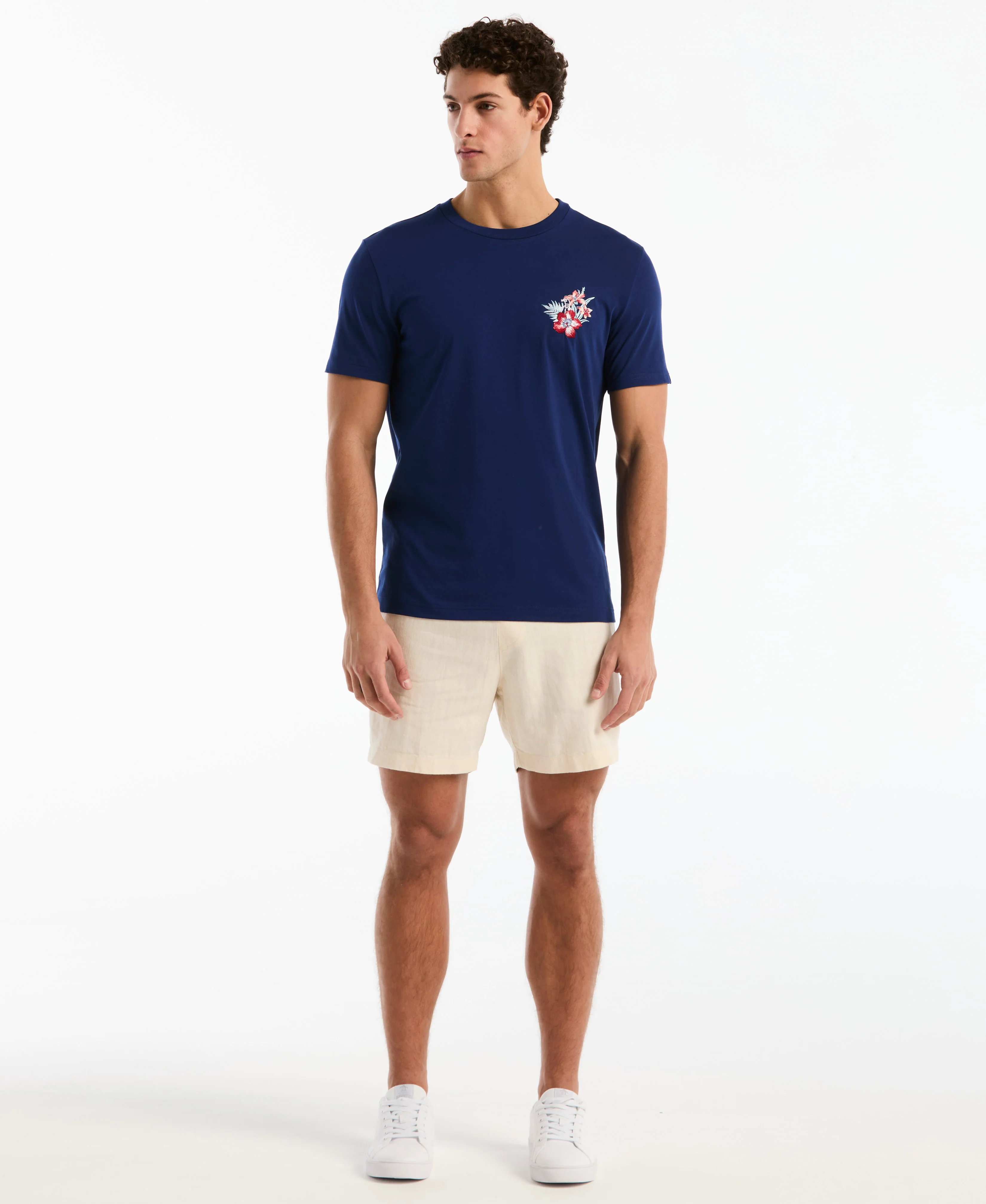 6" Linen Blend Short