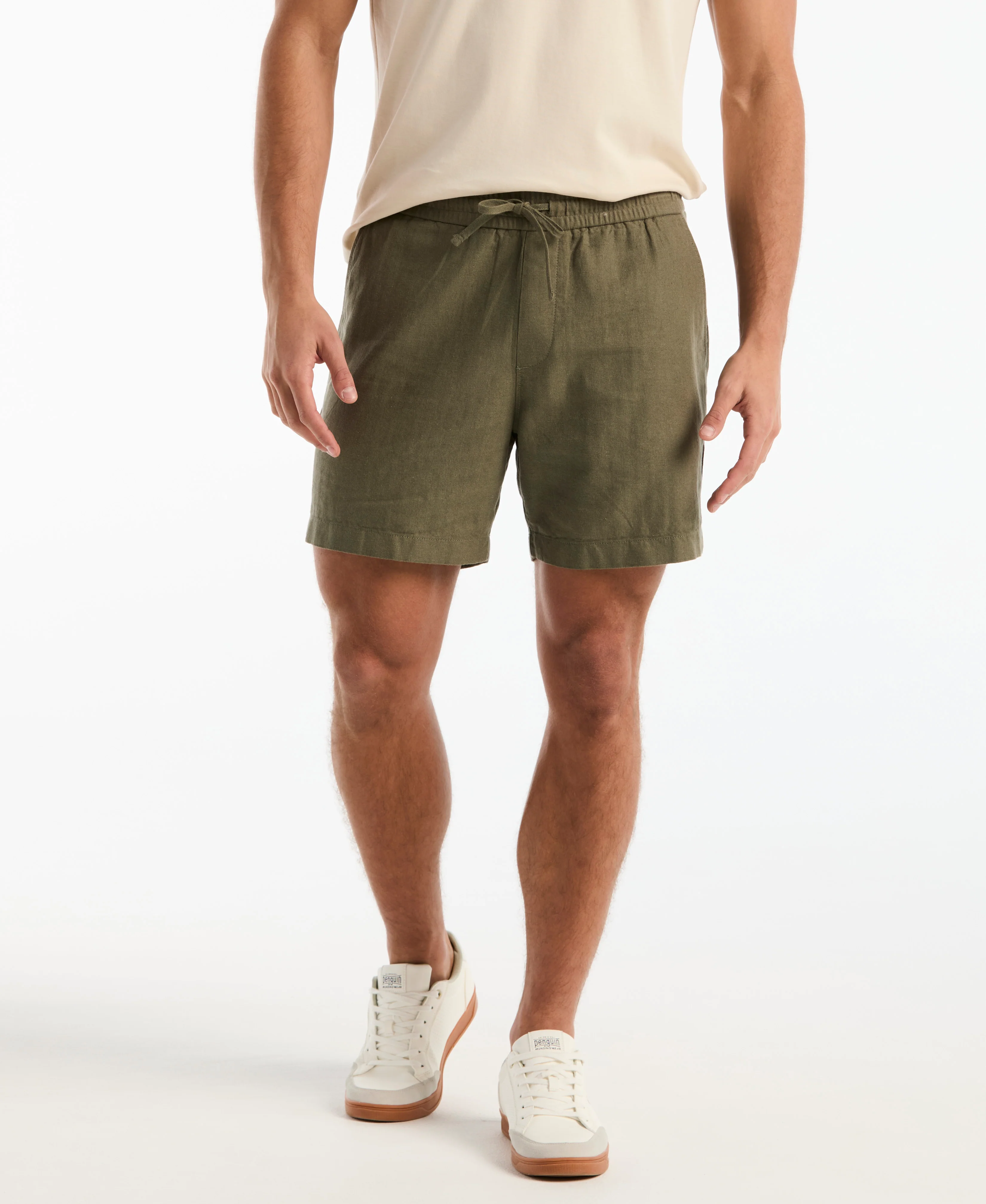 6" Linen Blend Short - Image 8