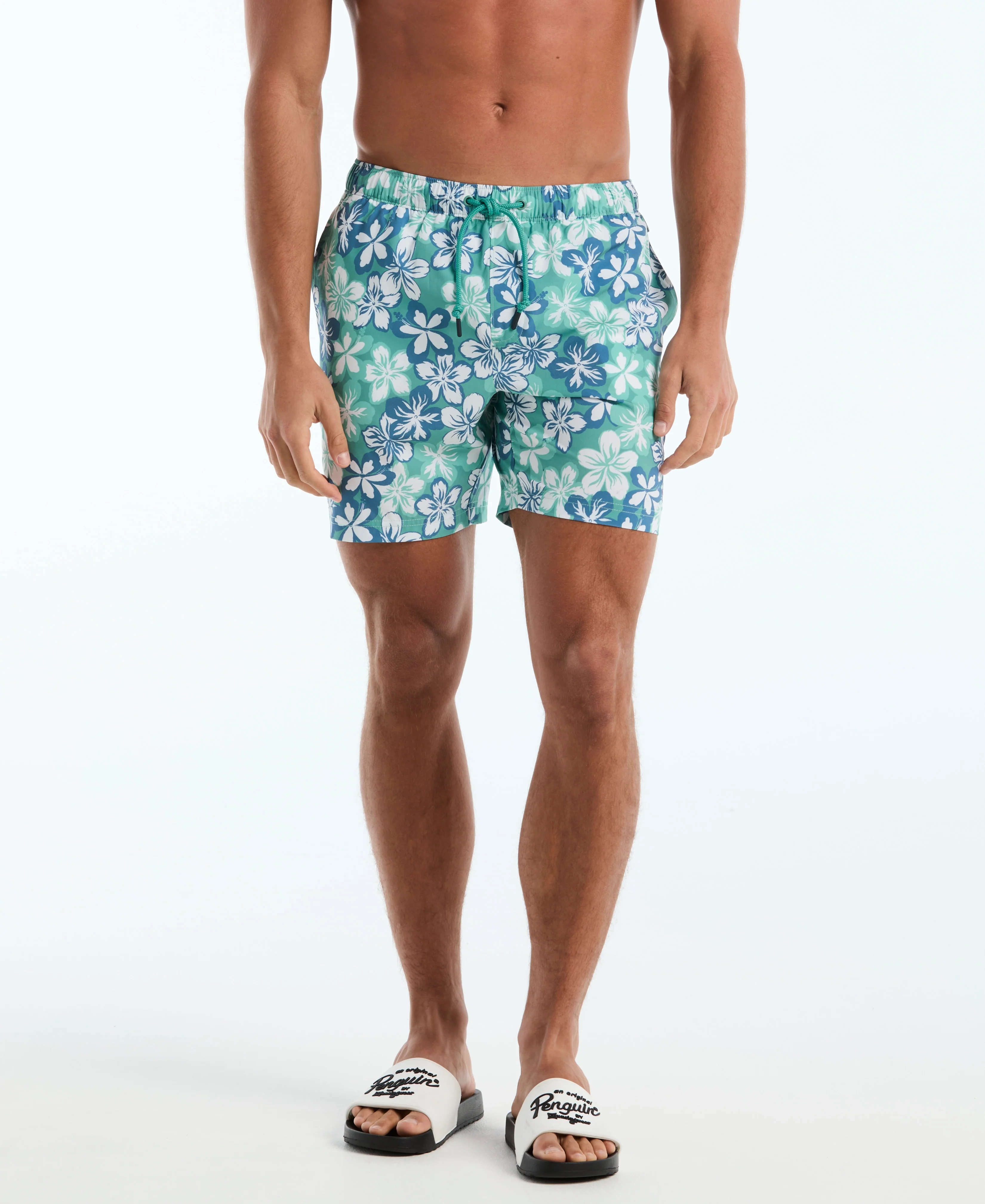 7" All-Over Hawaiian Volley Swim Short - Image 4