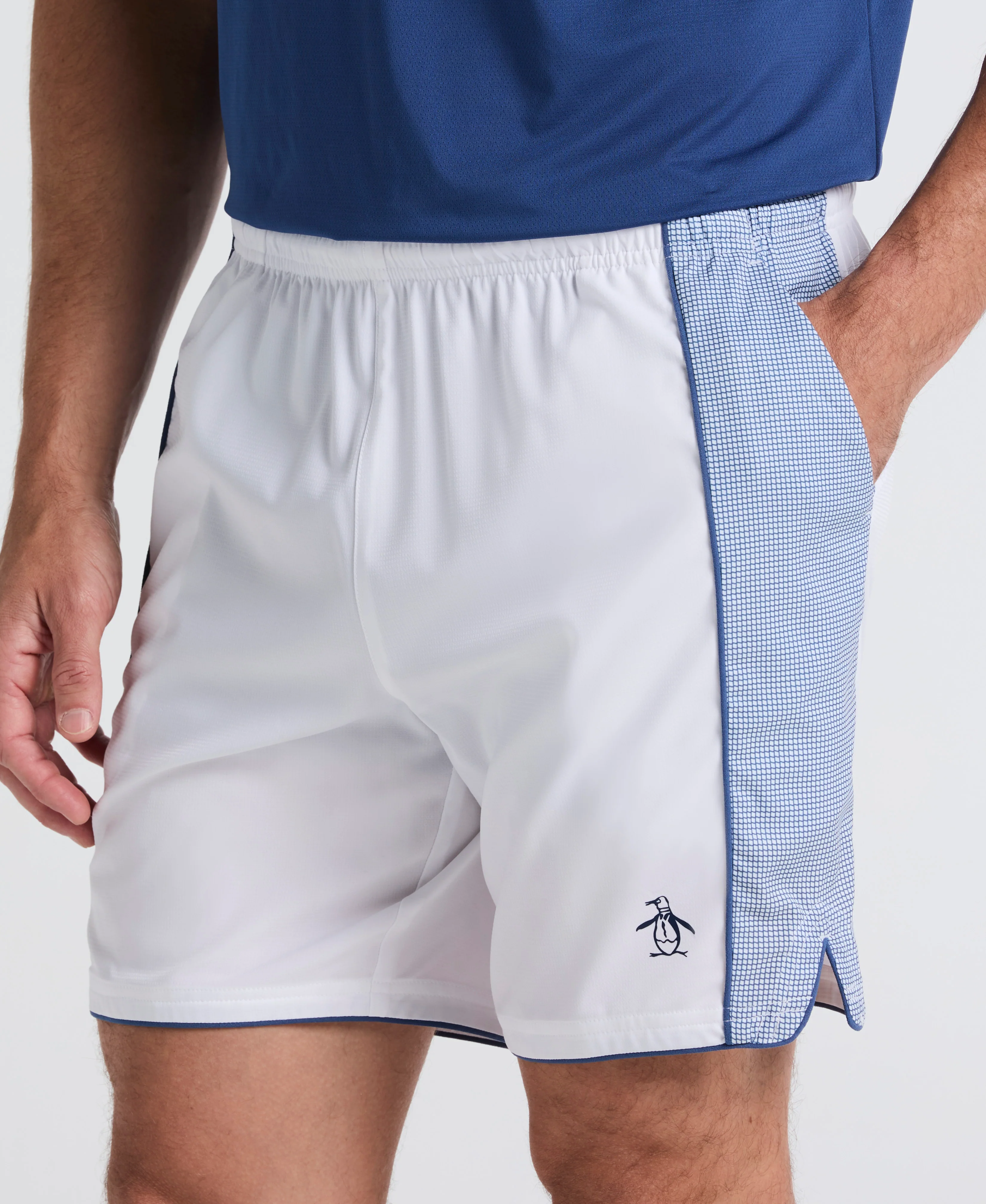 7" Performance Piped Tennis Short - Image 3