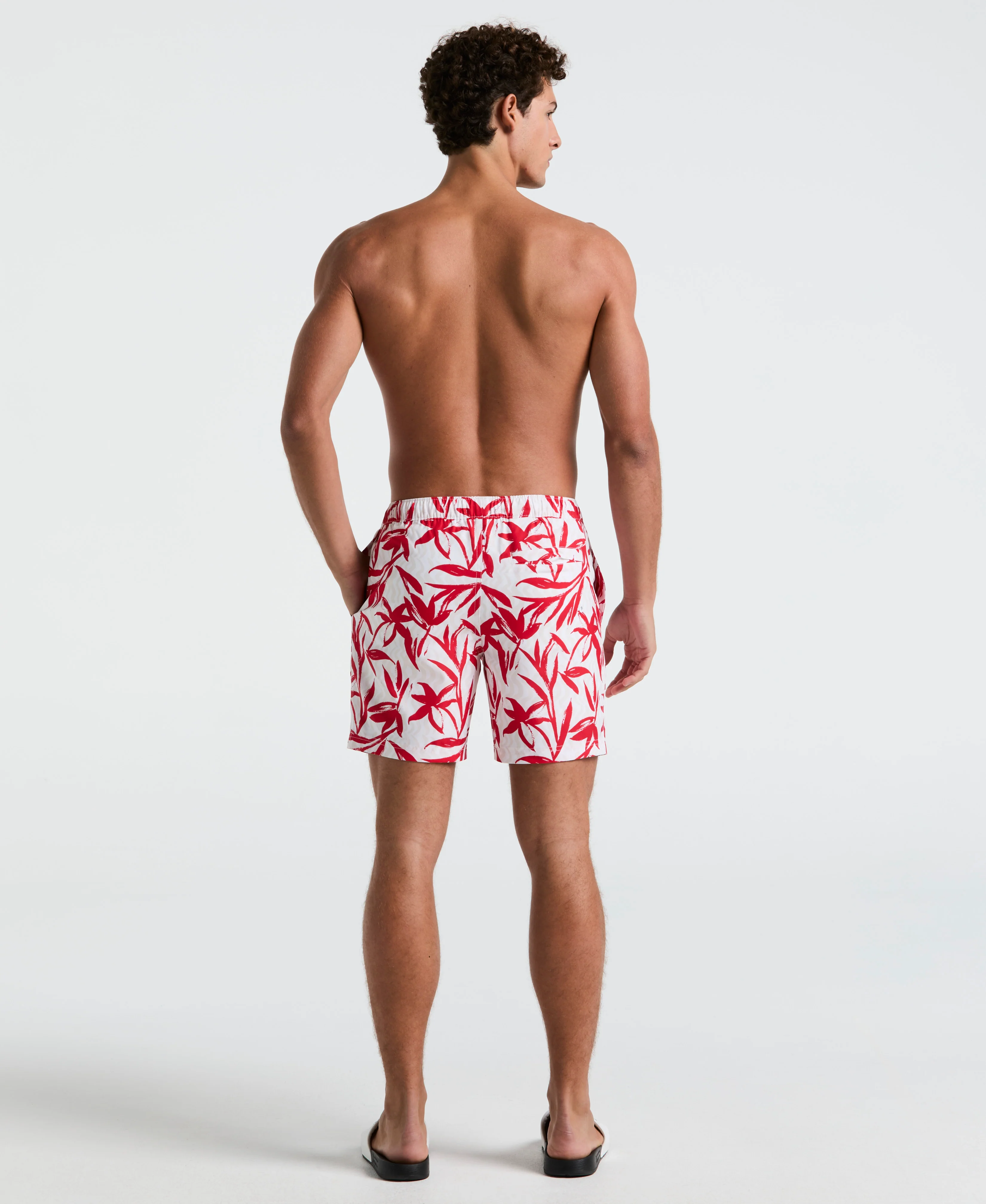 7" Floral Swim Short - Image 6