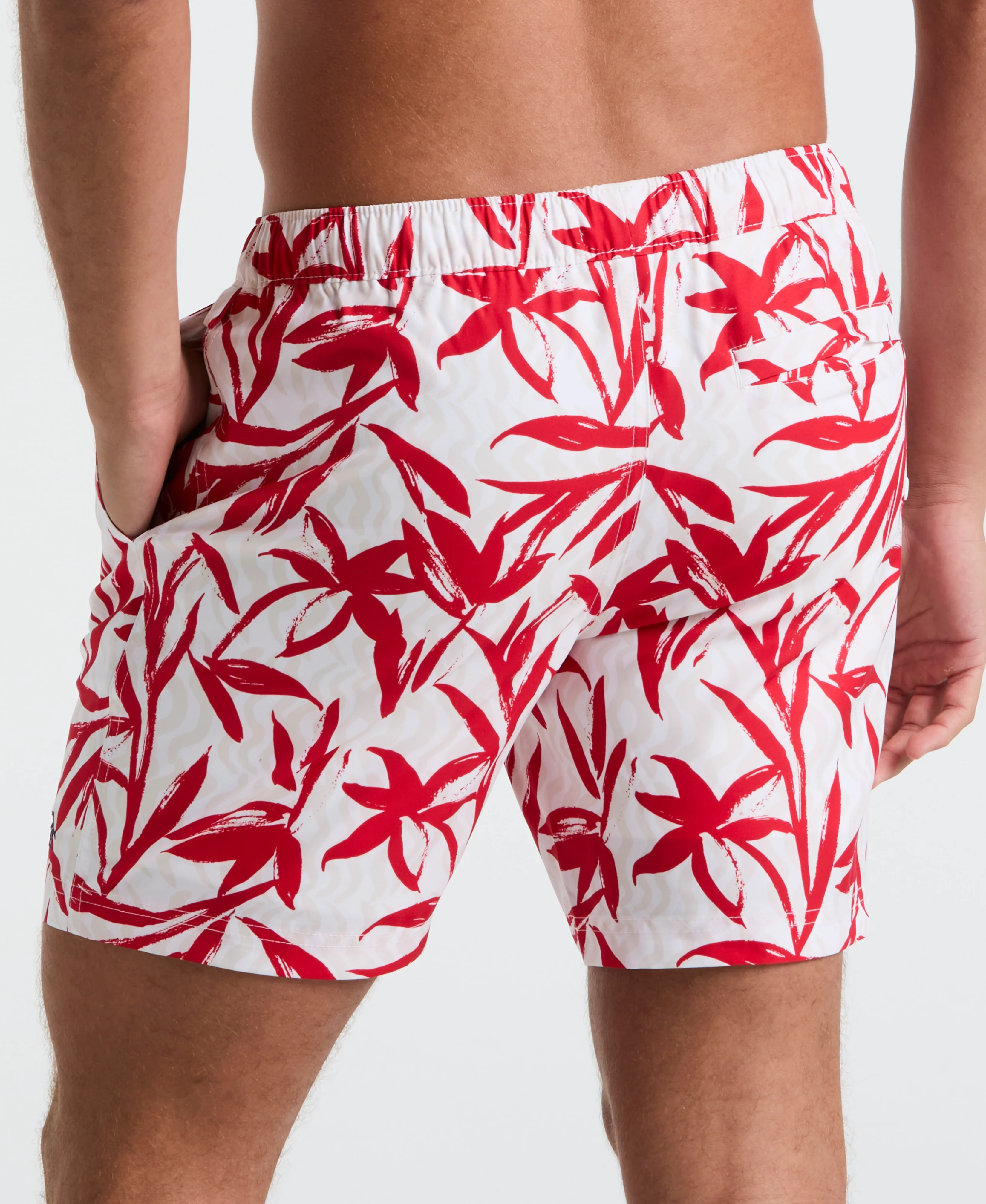 7" Floral Swim Short - Image 8