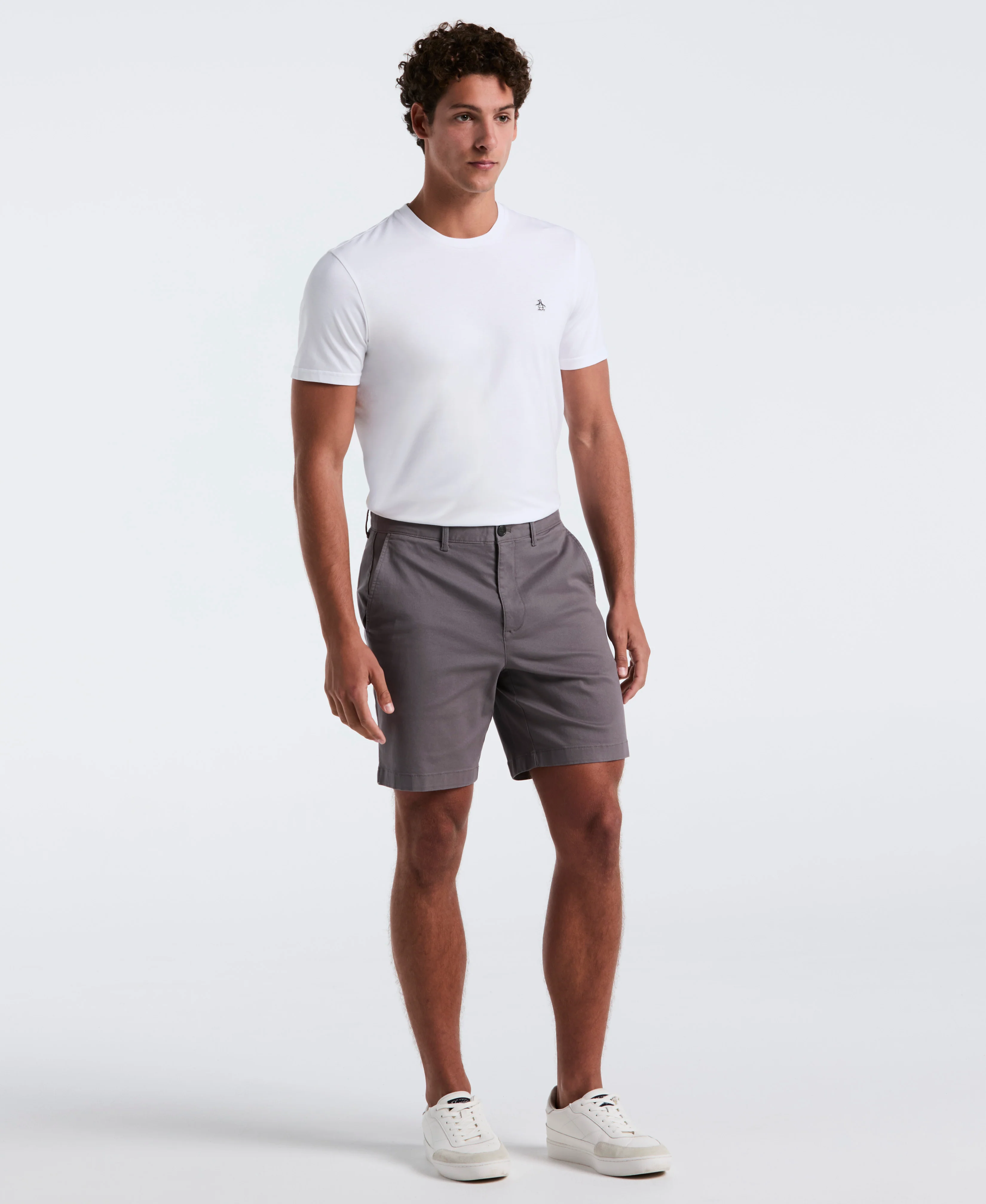 8" Stretch Twill Chino Short