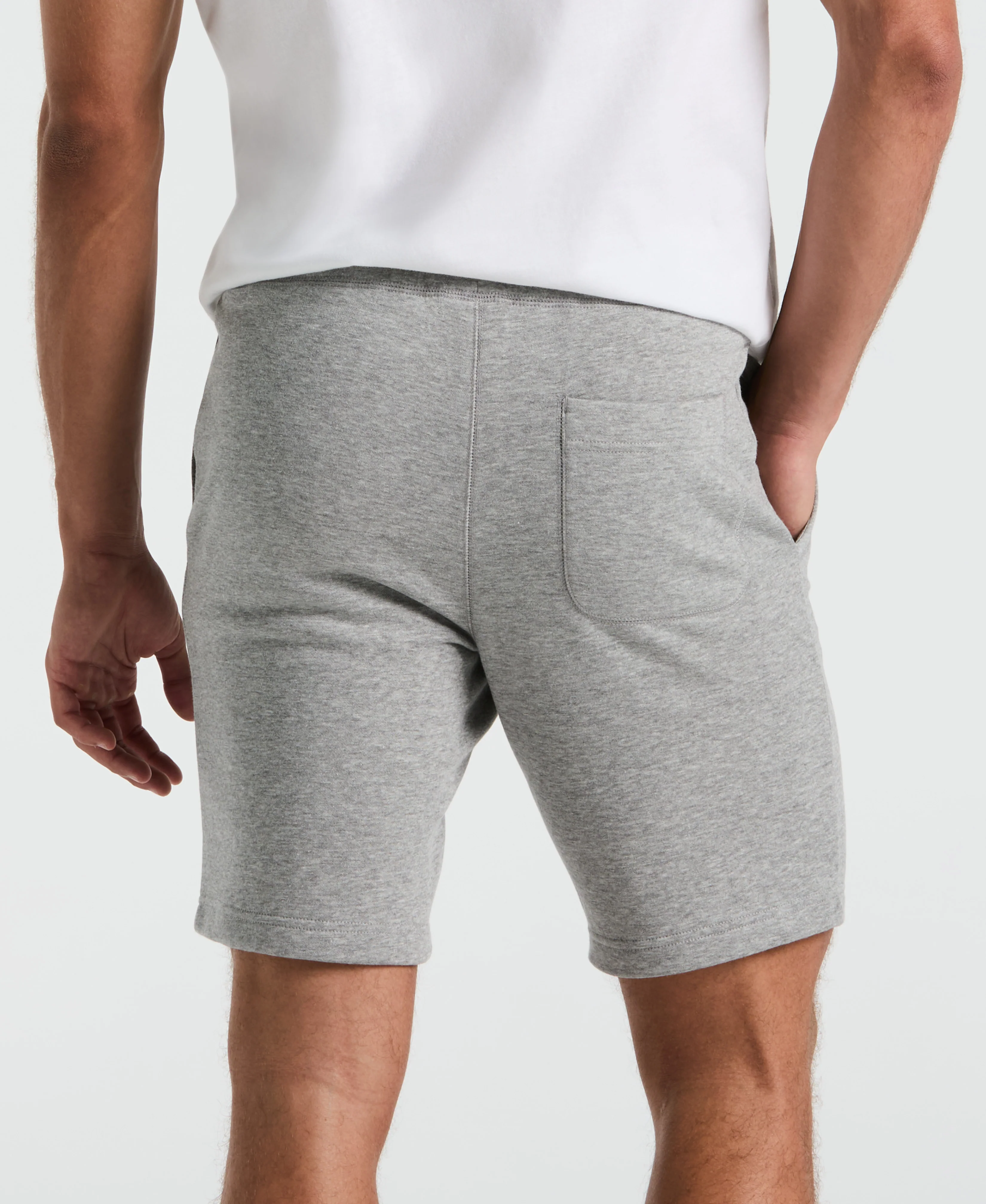 9" Fleece Embroidered Pete Short - Image 4