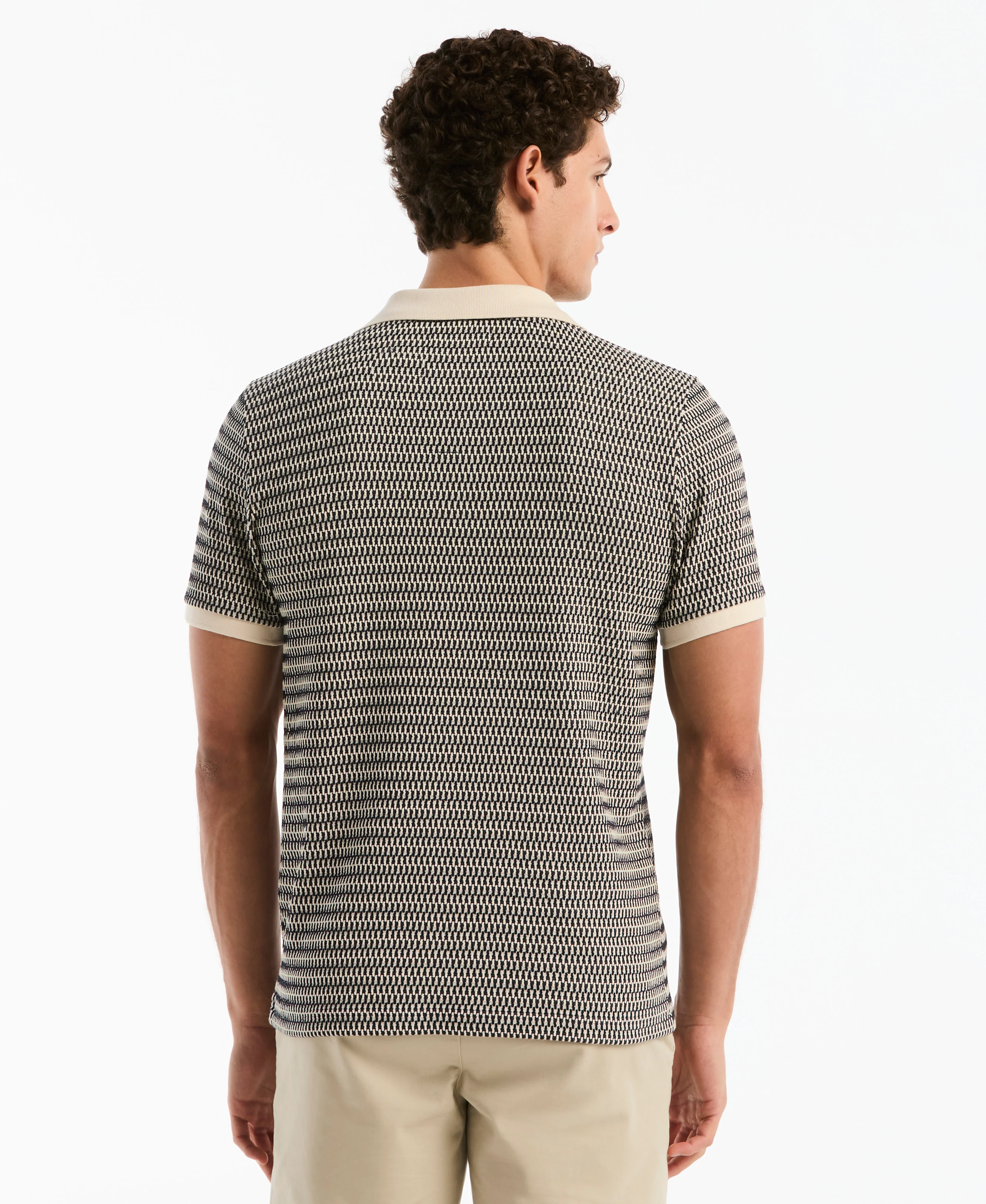 Crochet Stitch Johnny Collar Polo - Image 7