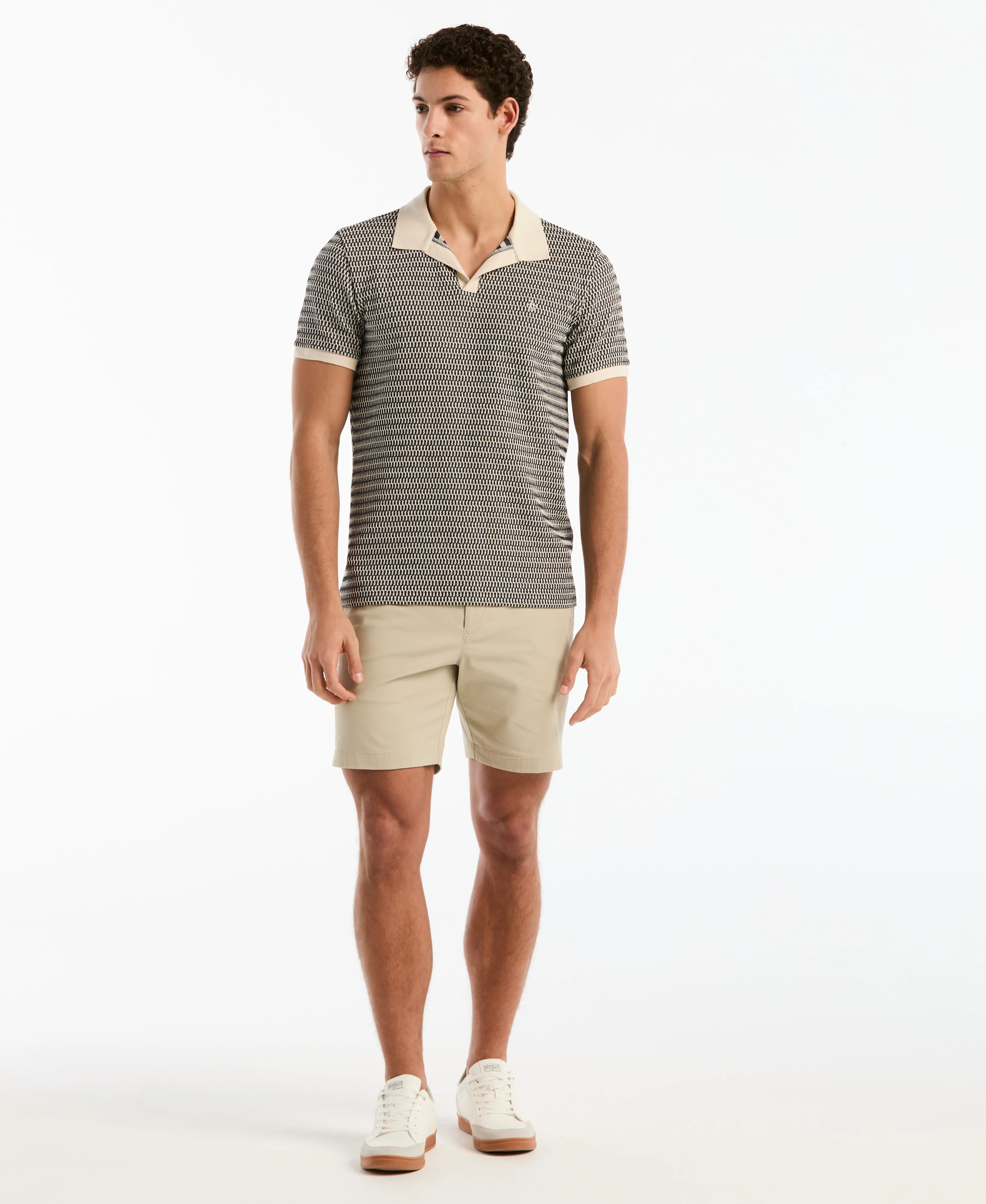 Crochet Stitch Johnny Collar Polo - Image 9