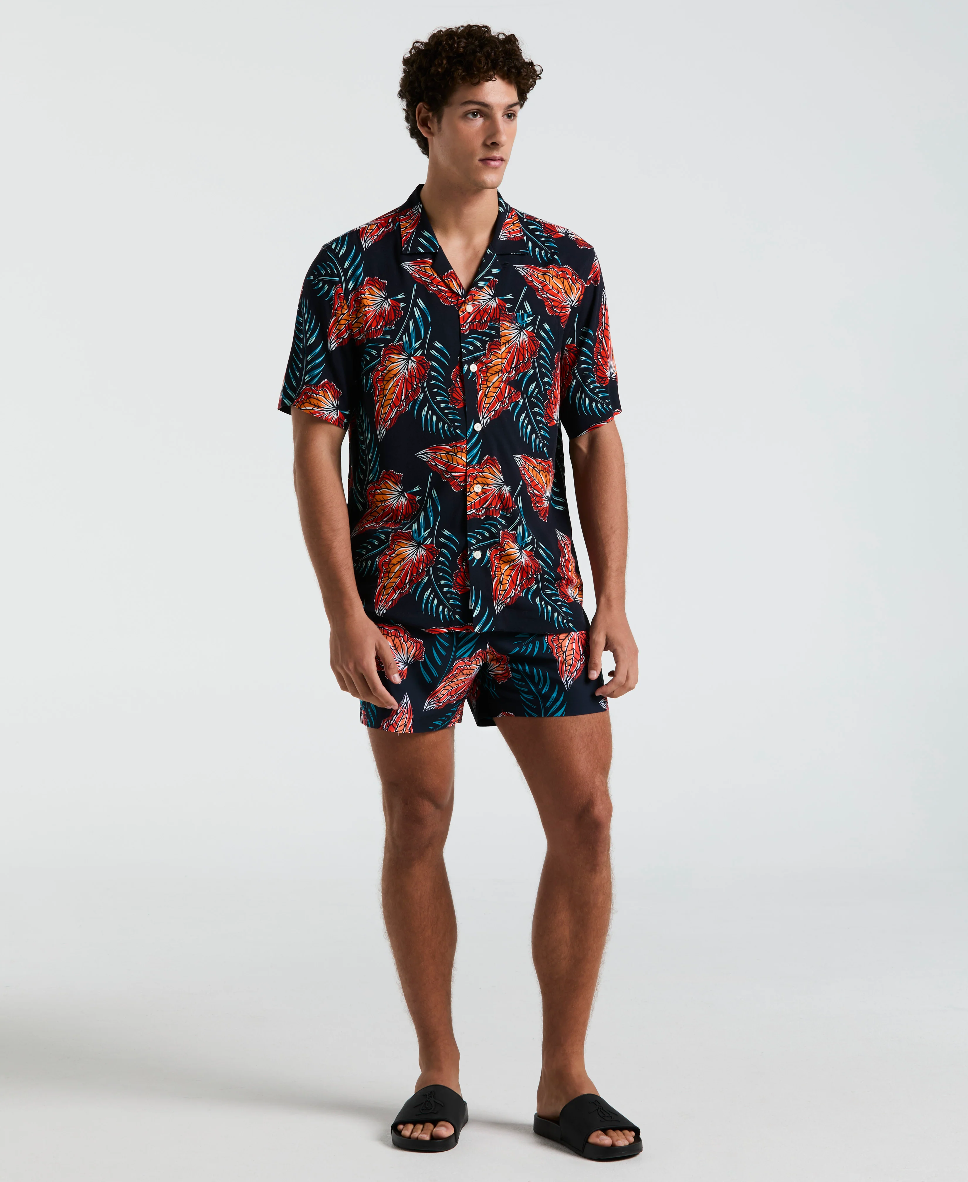 All-Over Leaves Print Shirt - Image 4