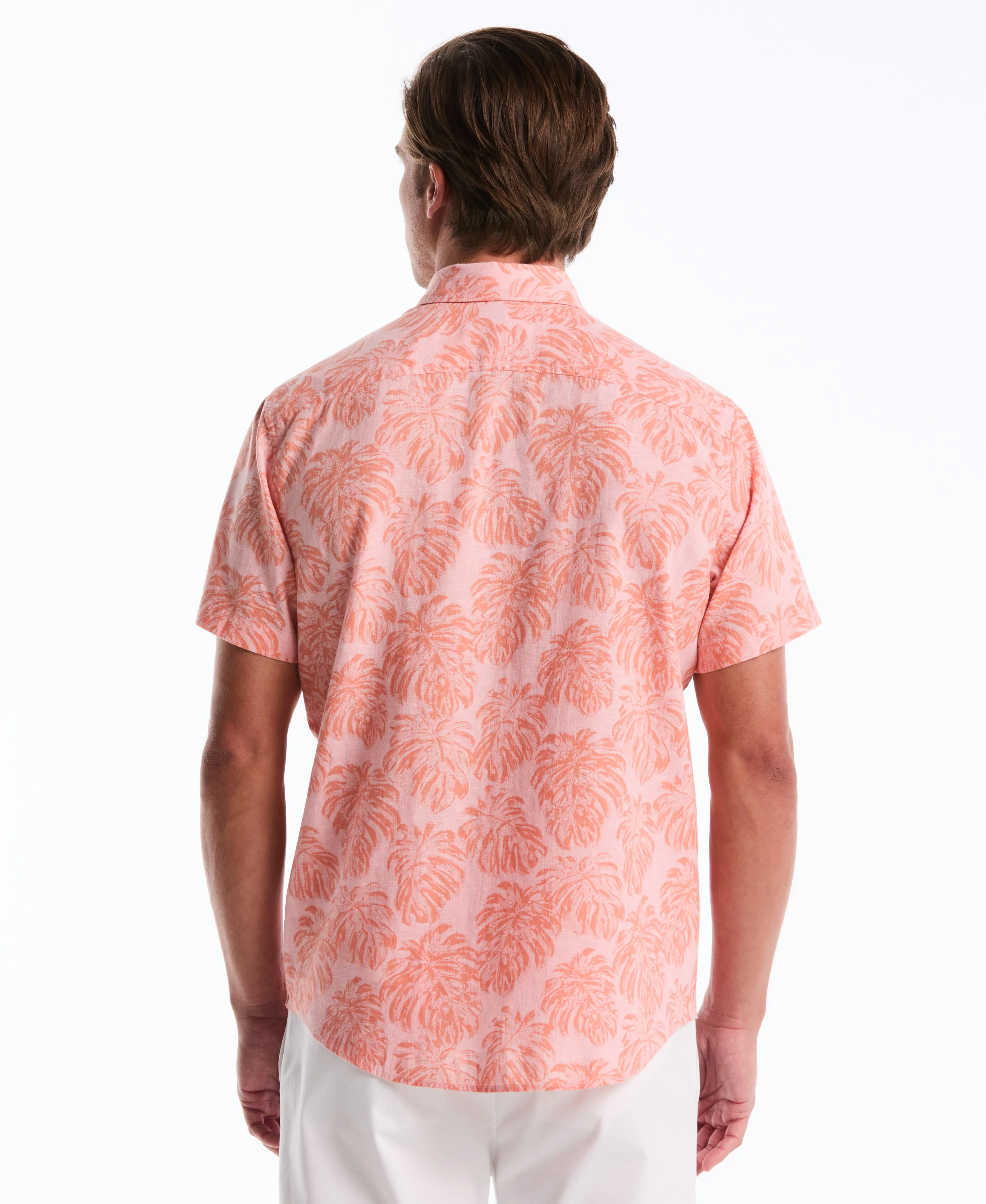 All-Over Monstera Linen Shirt - Image 2