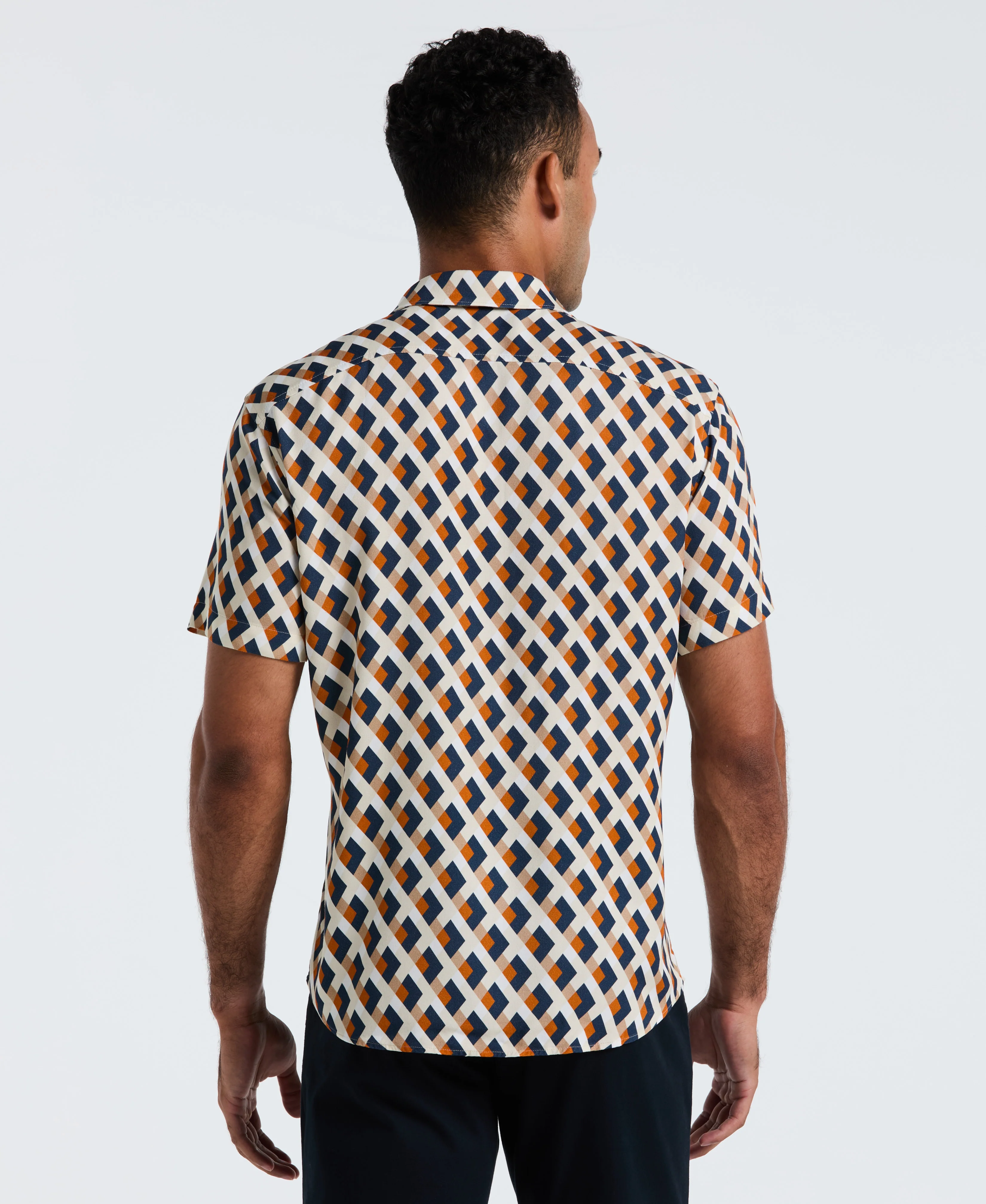 All-Over Print Geo Button-Up Shirt - Image 2