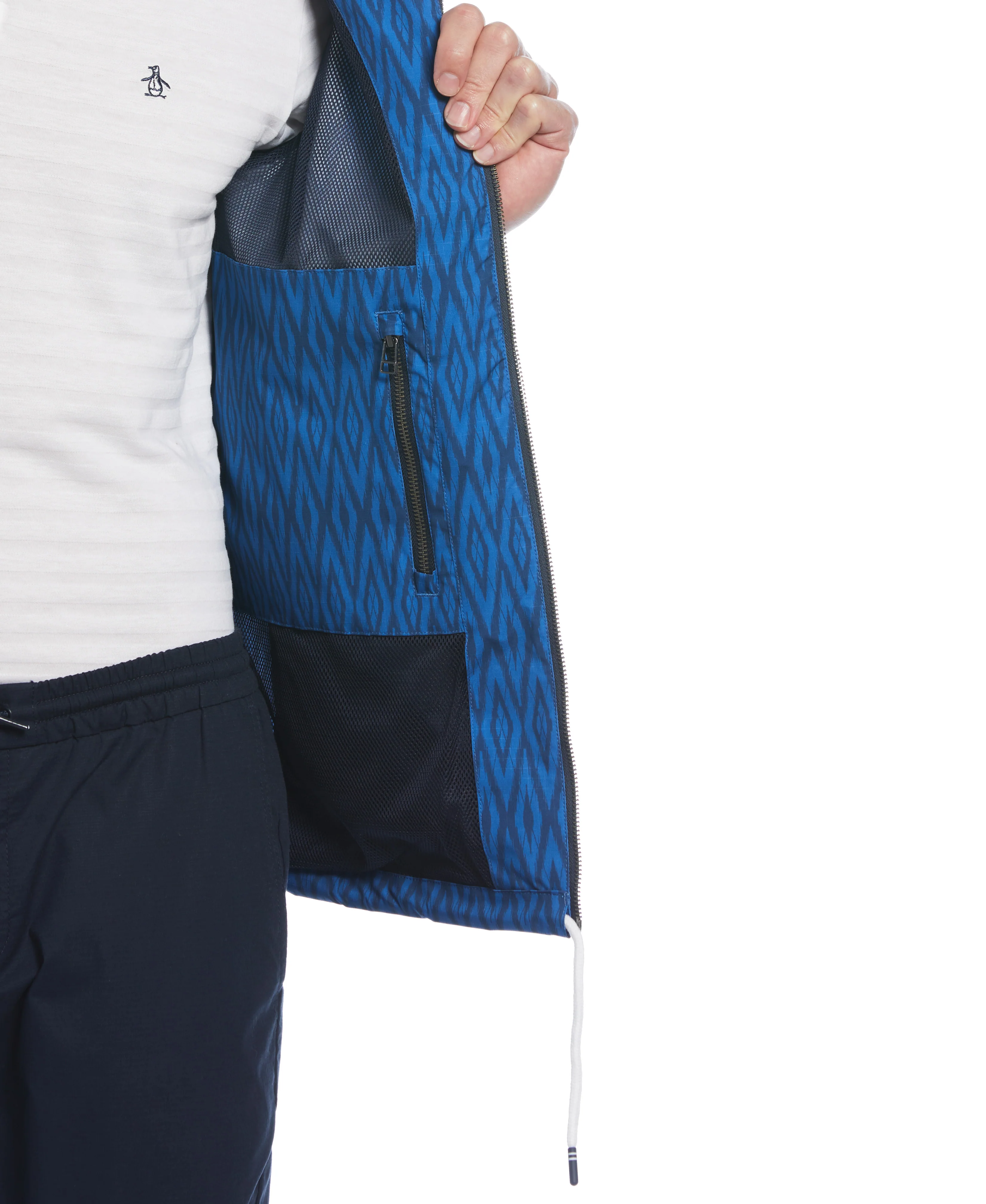 All-Over Diamond Print Ratner Jacket - Image 3