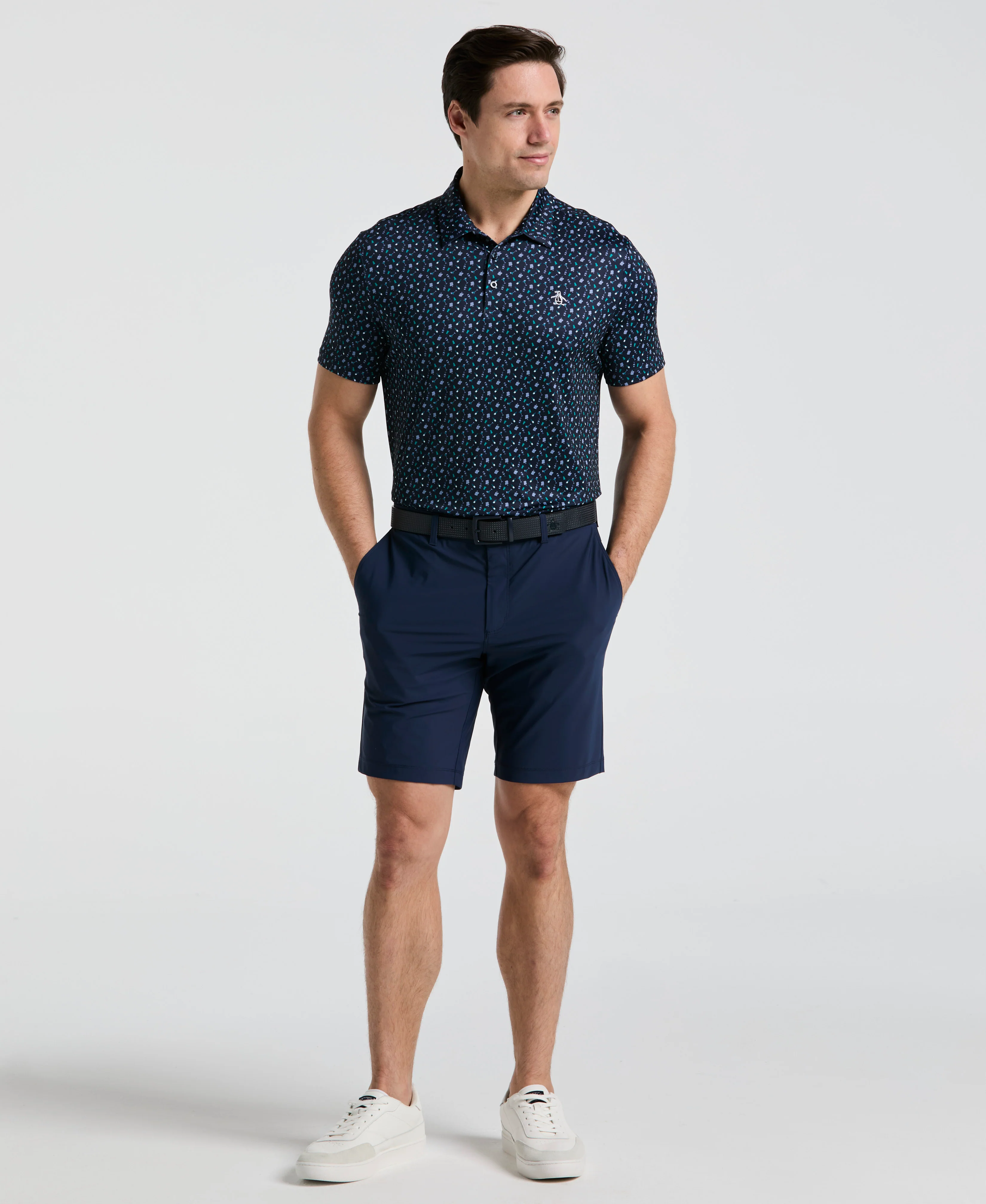 Augusta Menu Print Golf Polo - Image 11