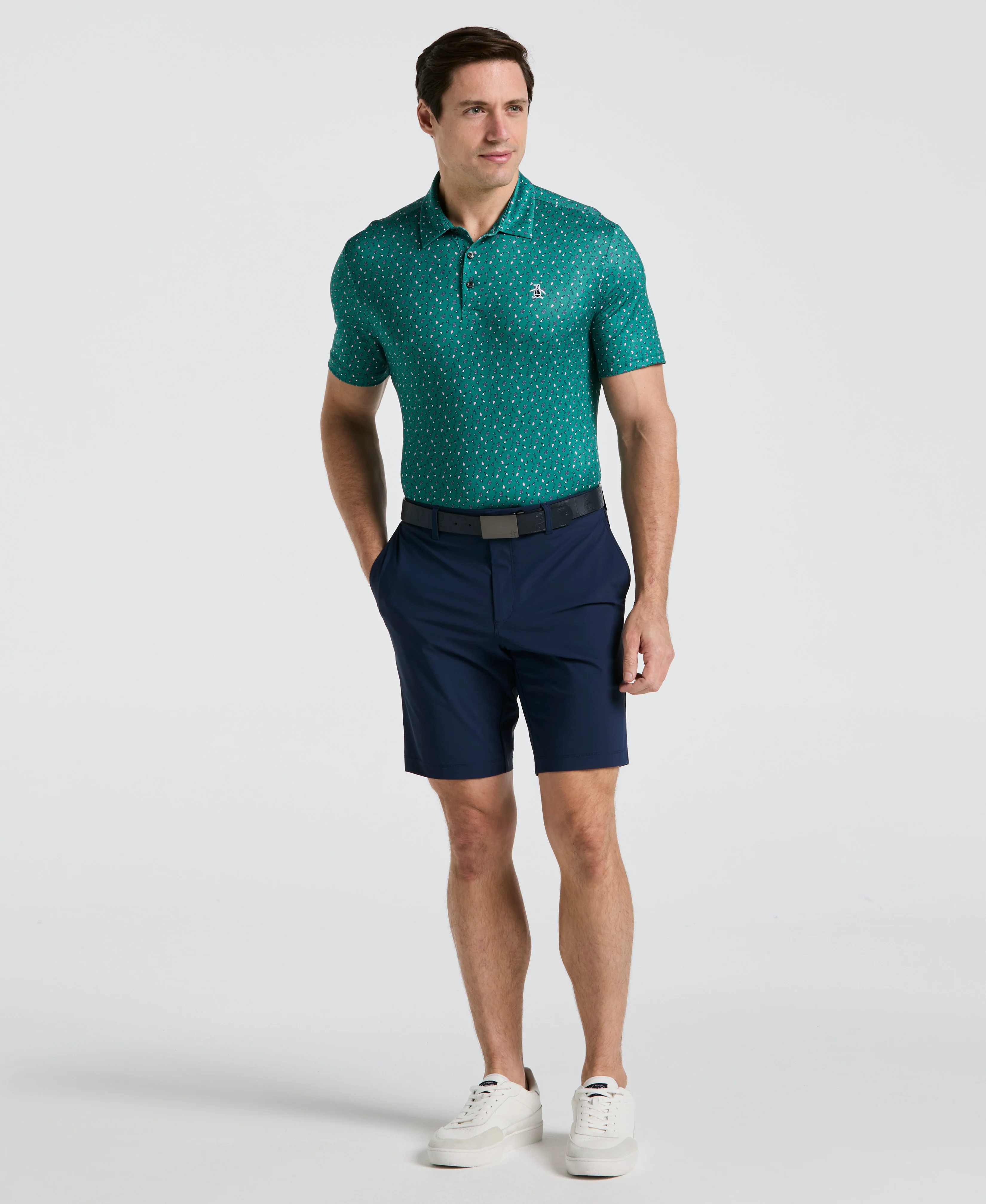 Augusta Menu Print Golf Polo - Image 8