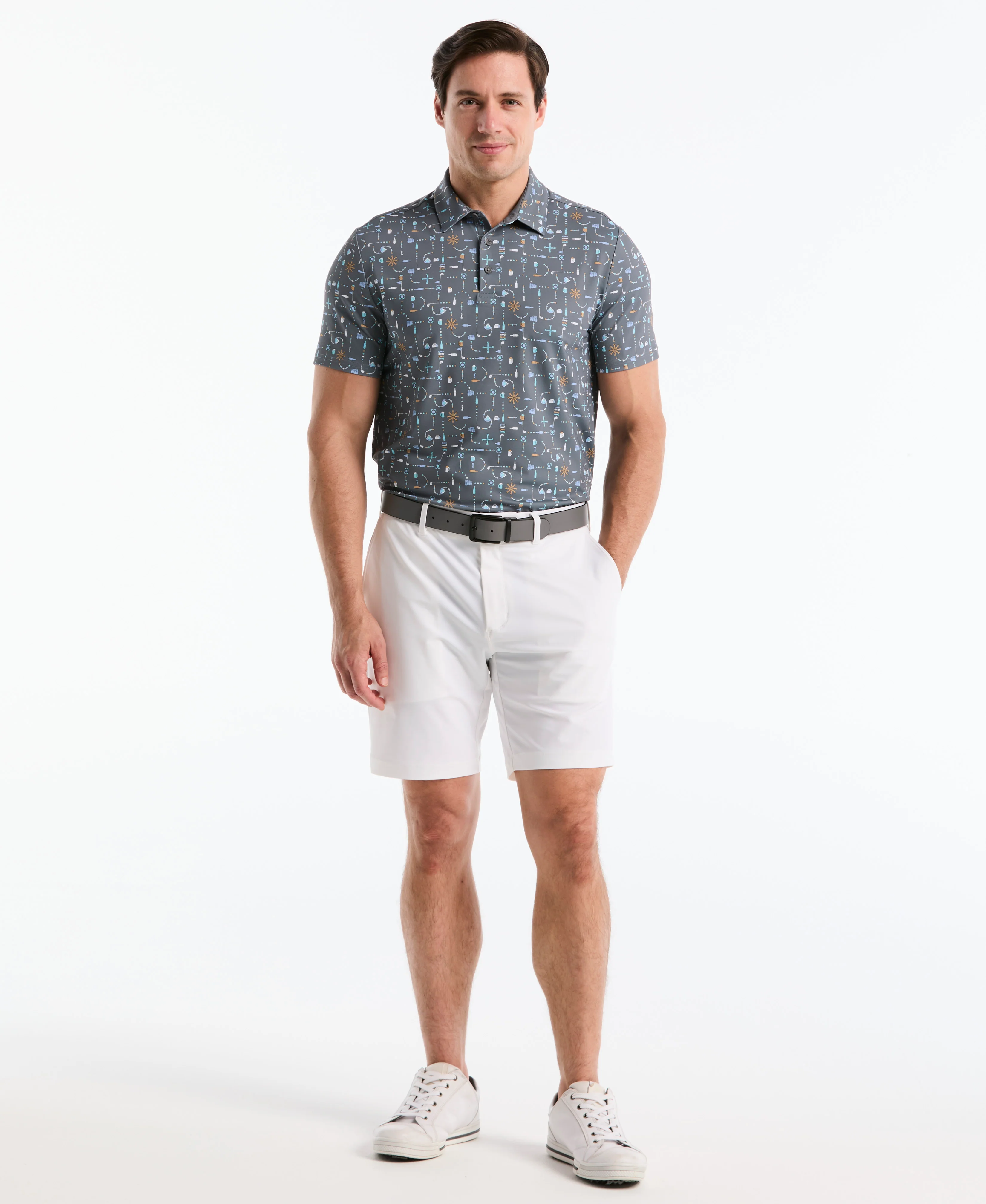Beer Pong Geo Golf Polo - Image 4