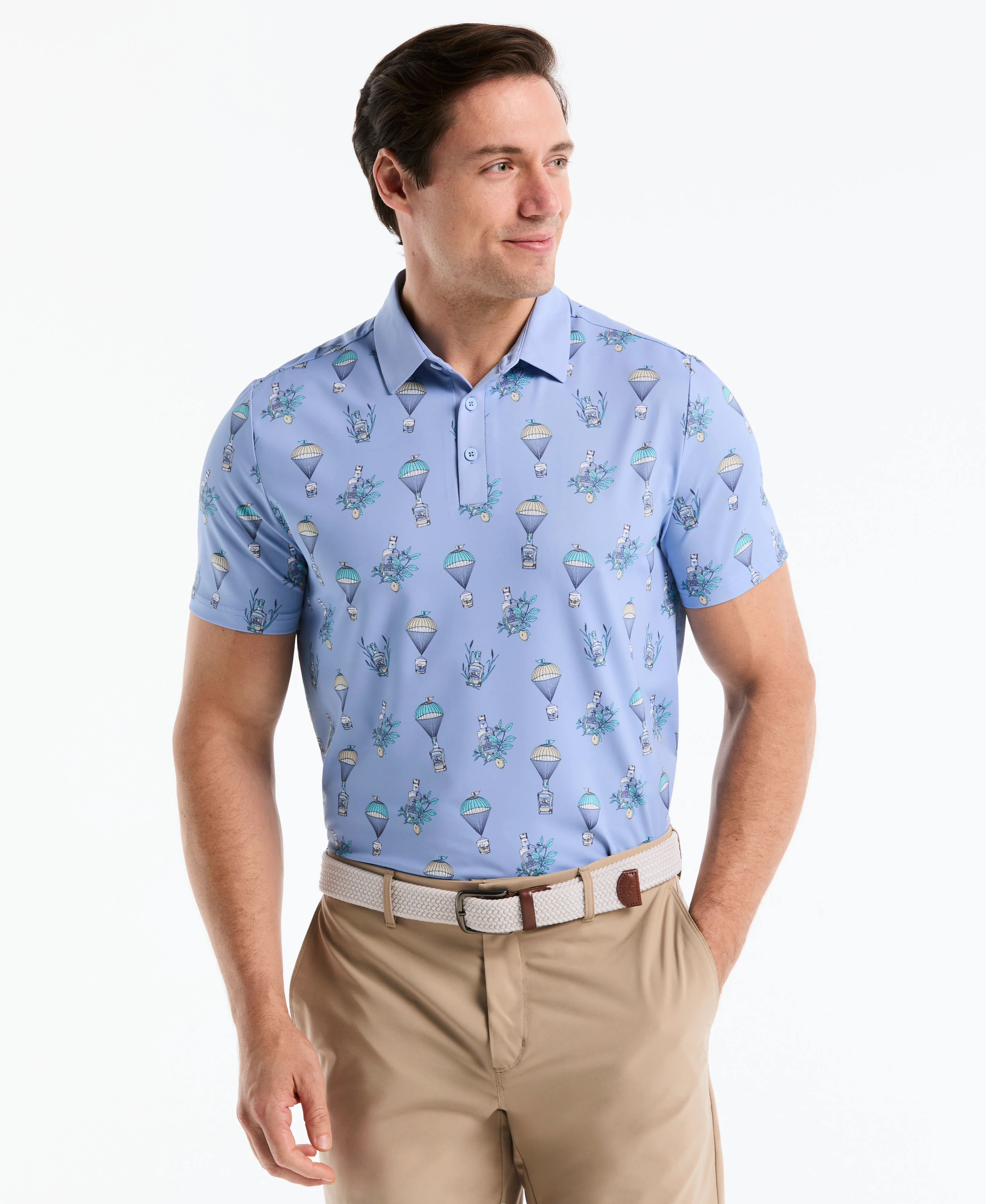 Botanical Drink Golf Polo