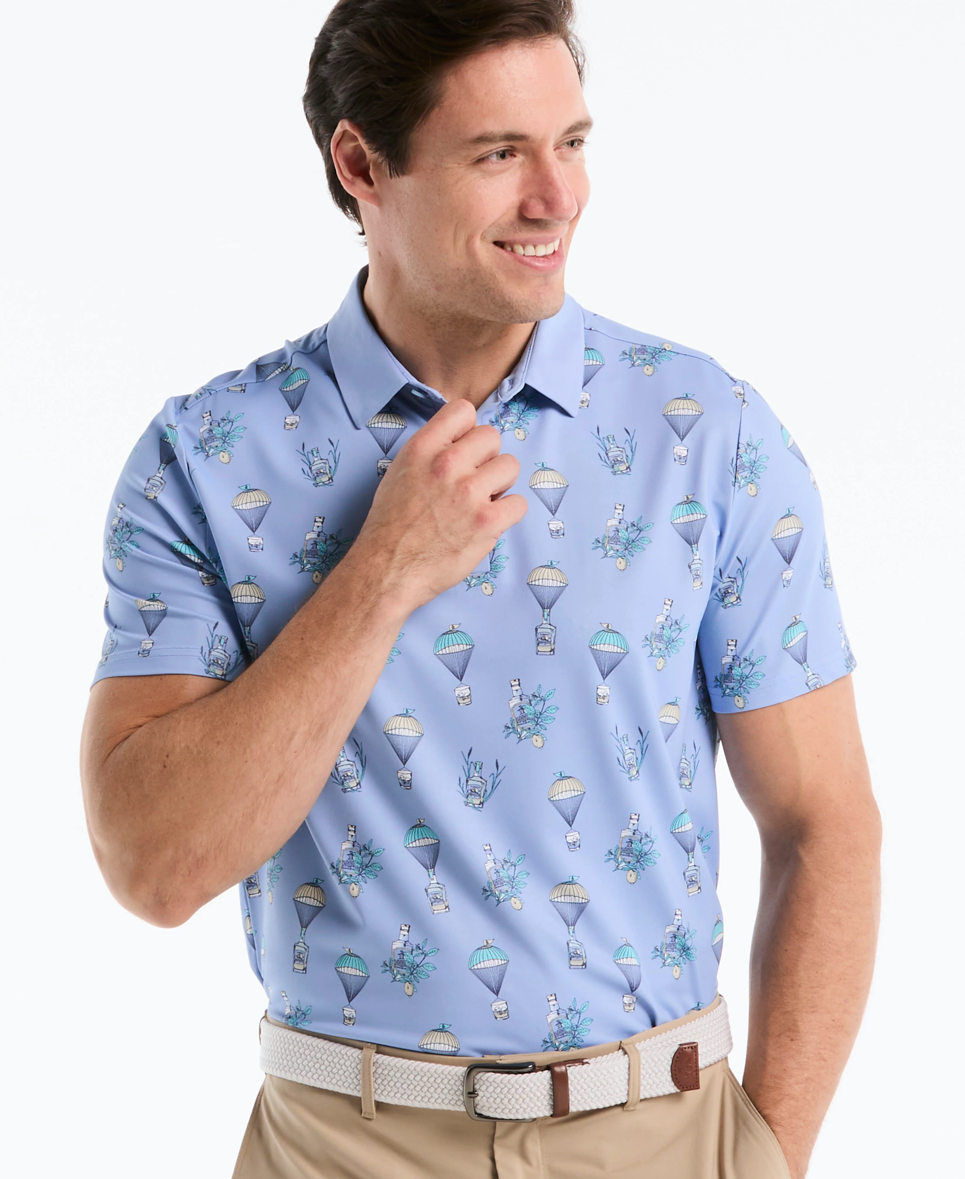 Botanical Drink Golf Polo - Image 3