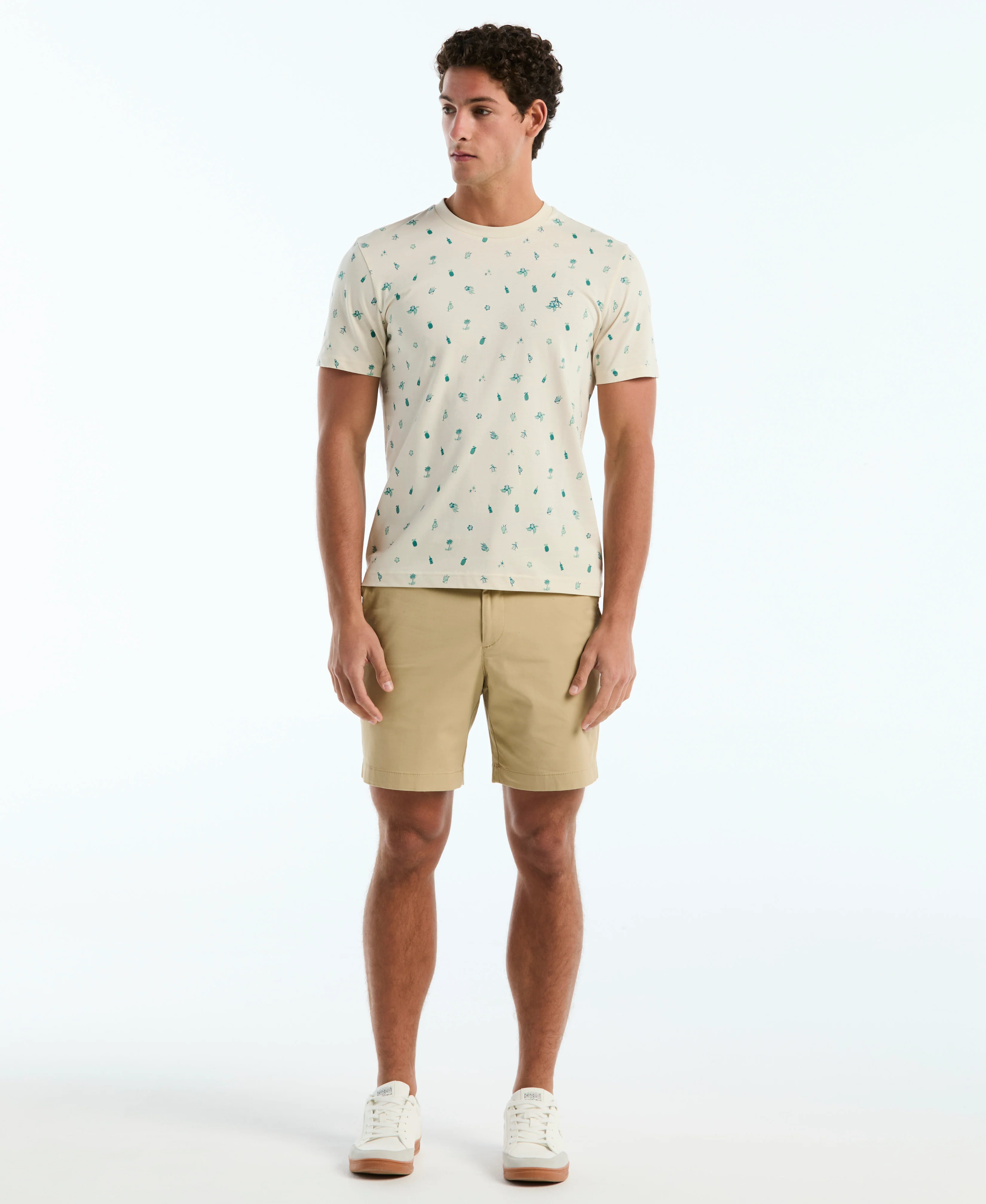Botanical Drinks Print Cotton Tee - Image 8