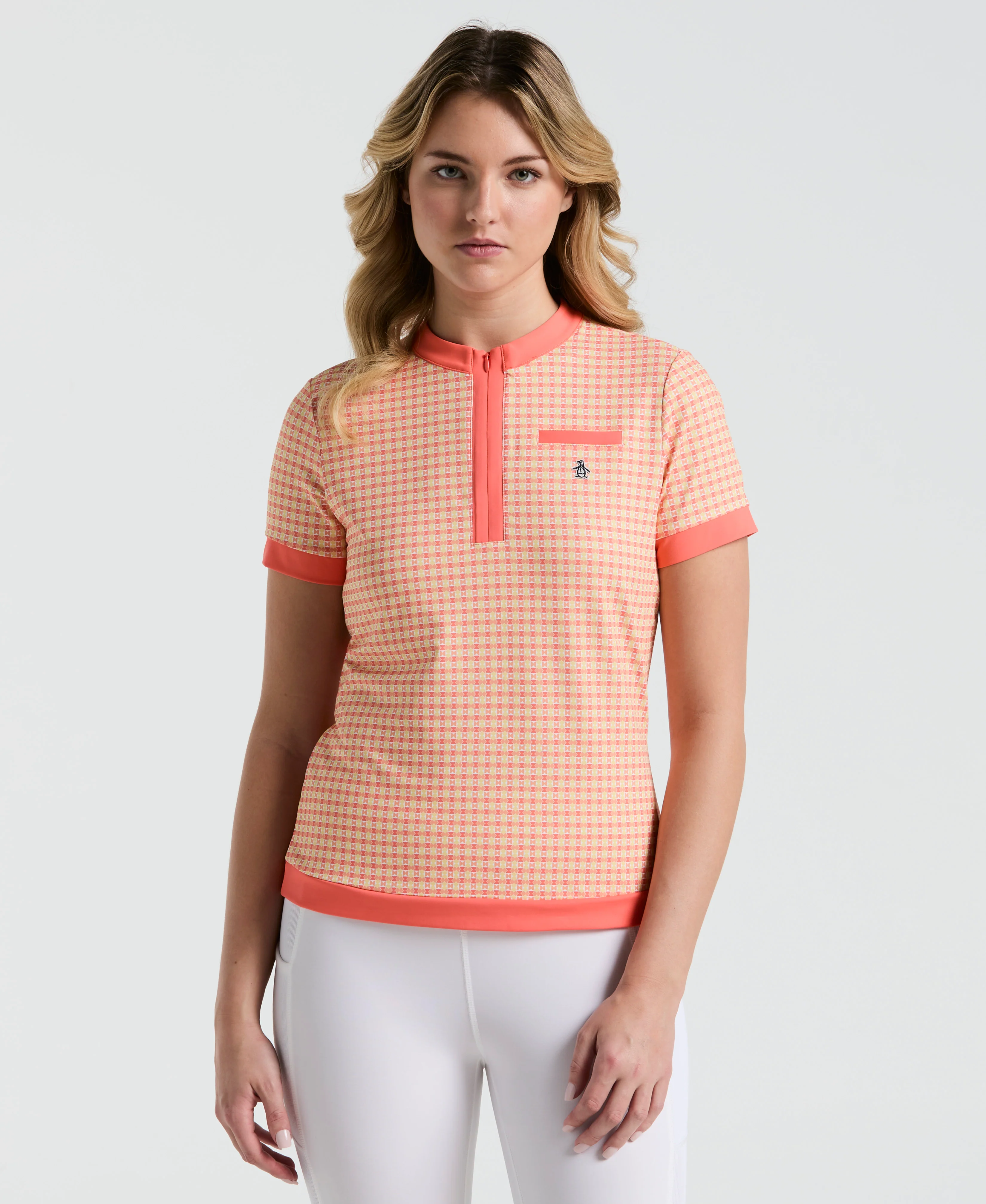 Women's Bow Tie Color Block Polo