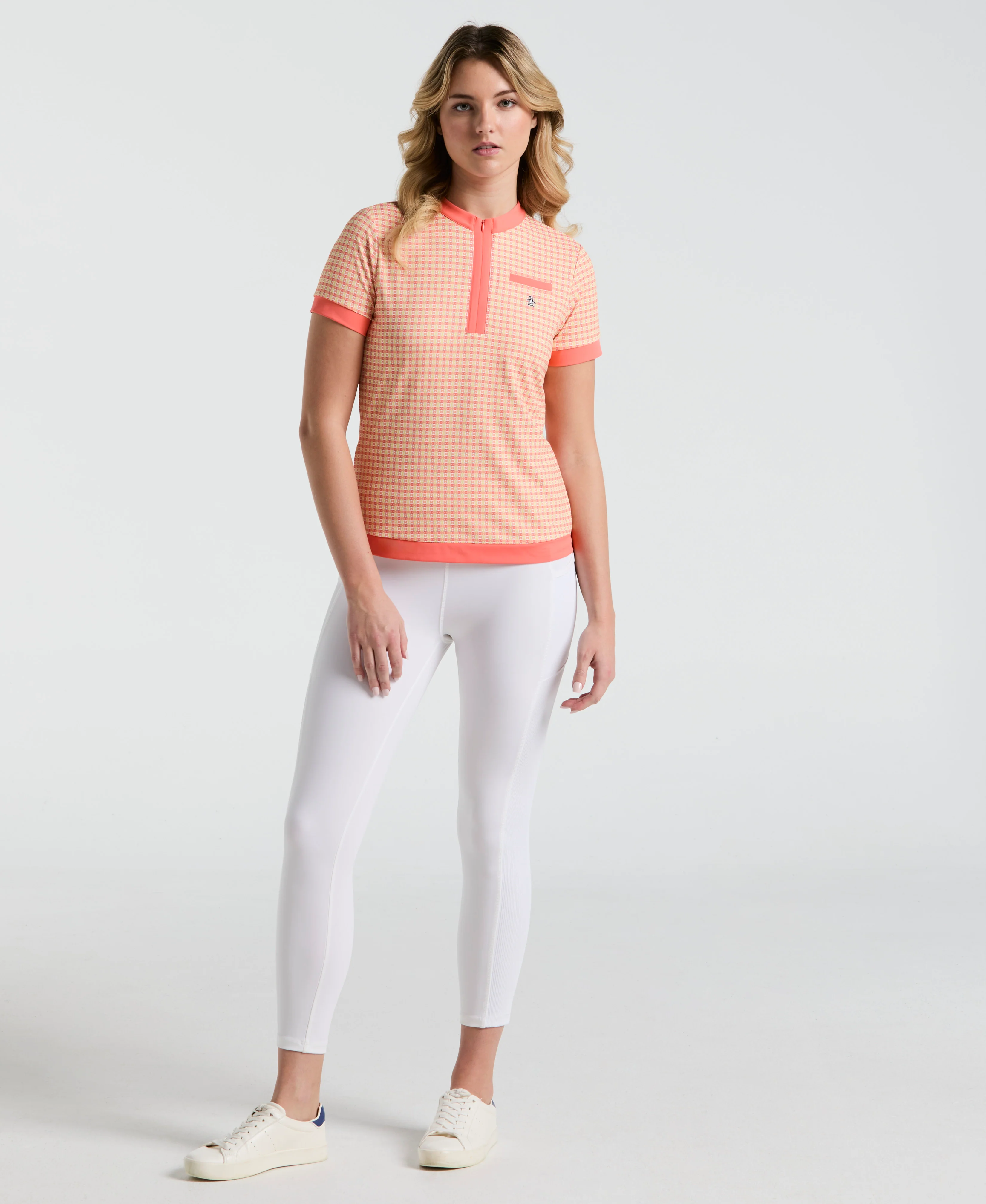 Women's Bow Tie Color Block Polo - Image 4