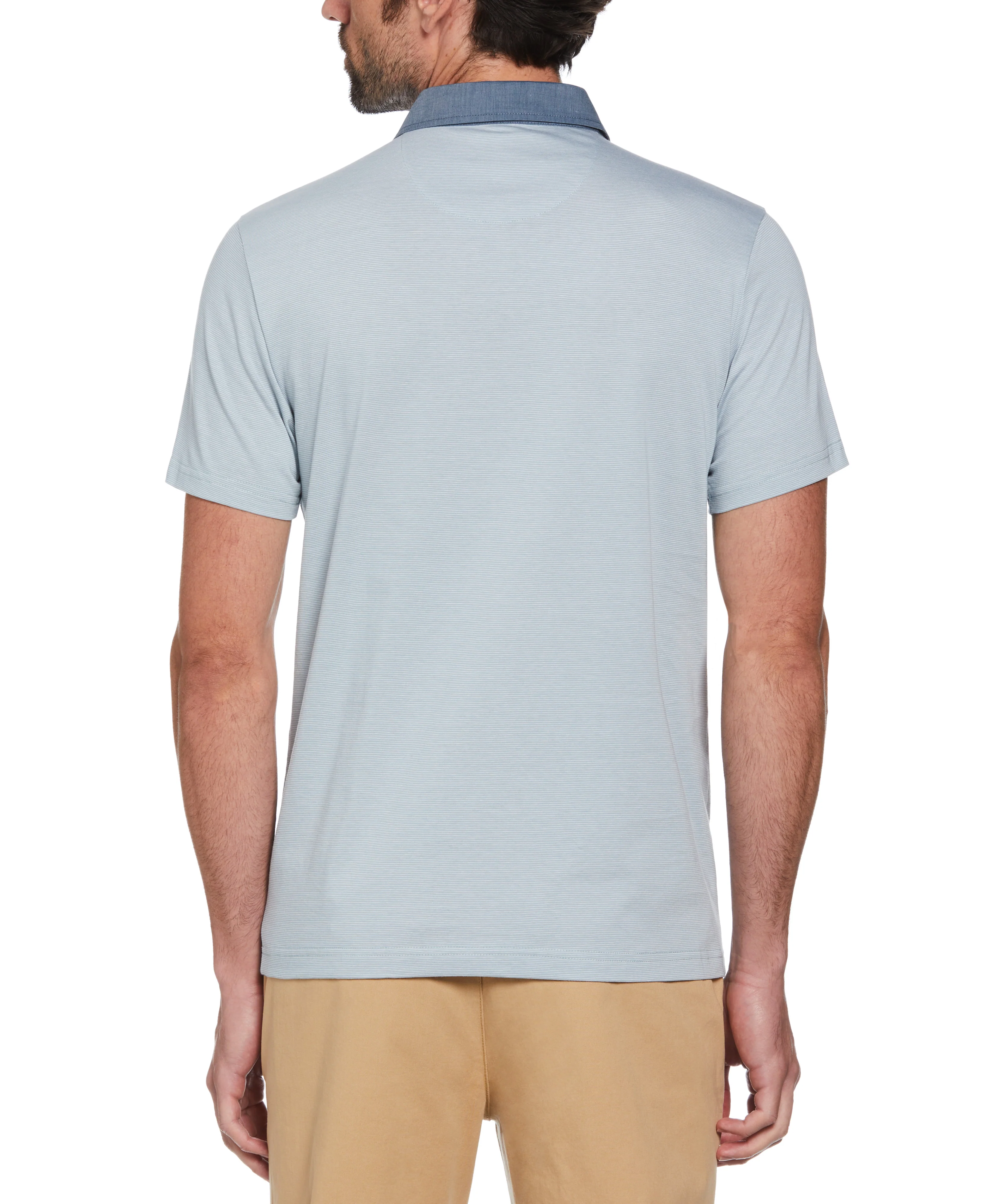 Chambray Stripe Polo - Image 14