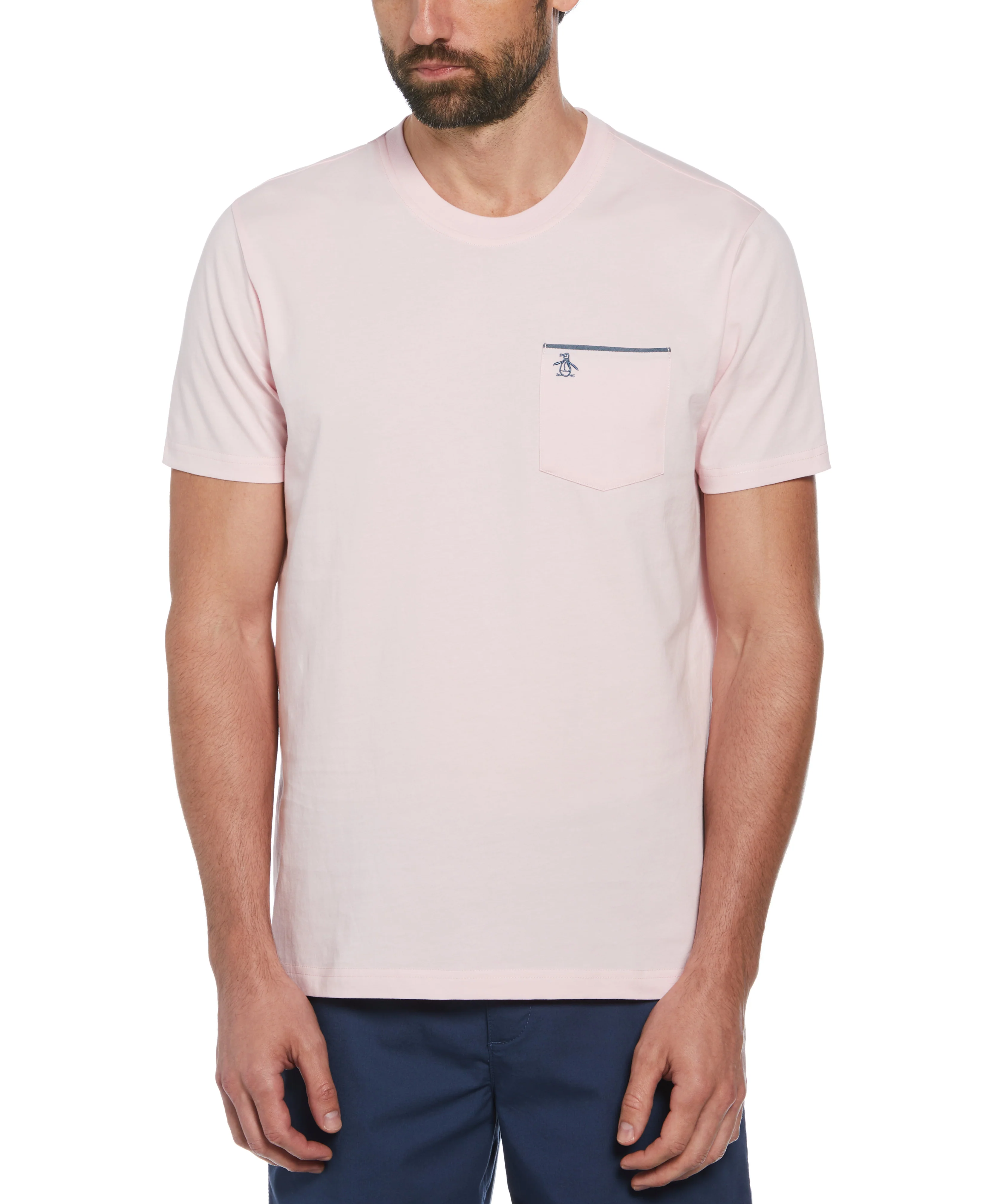 Chambray Tipped Core Tee - Image 7