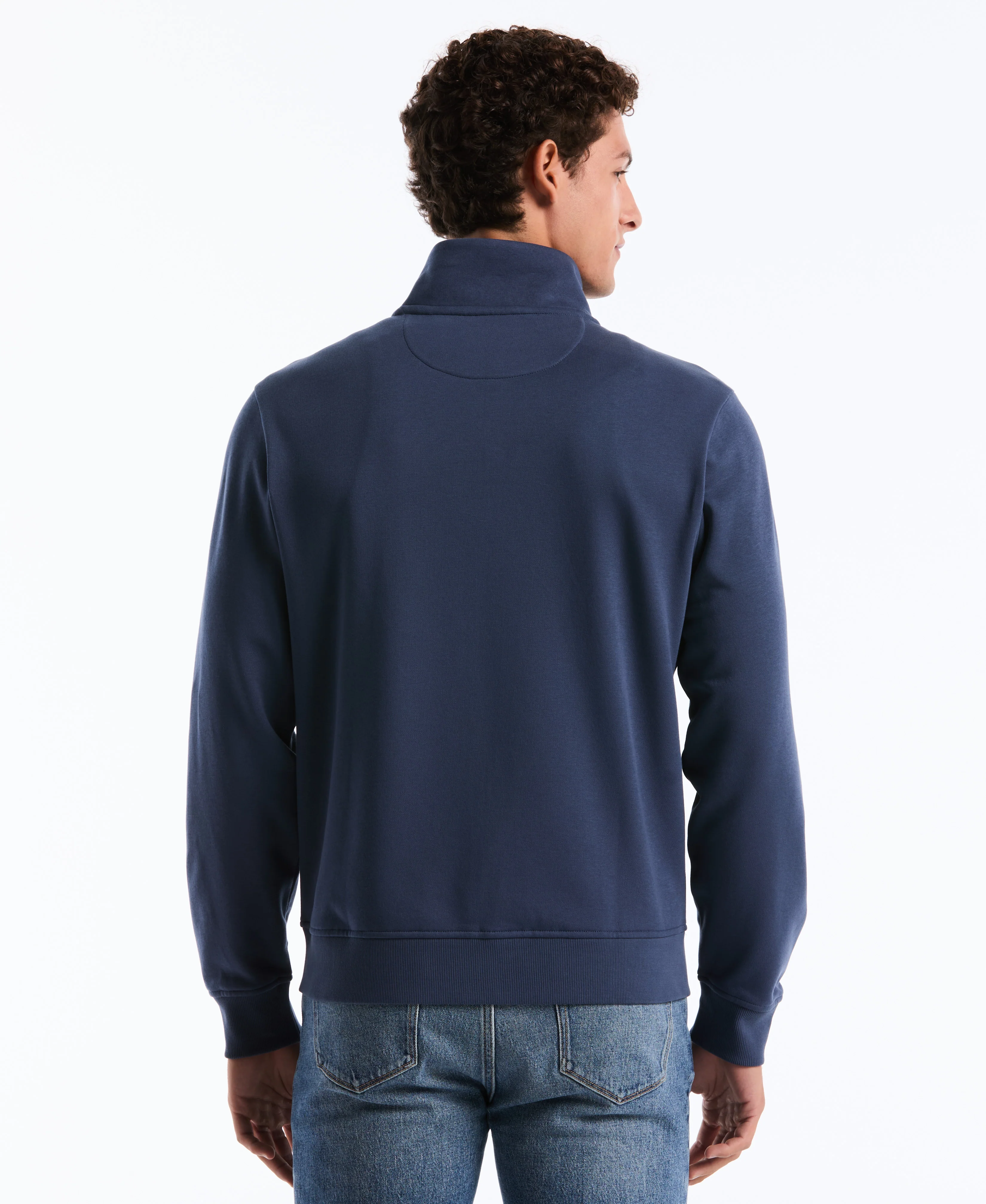 Chest Striped Fleece Track Jacket - Image 2