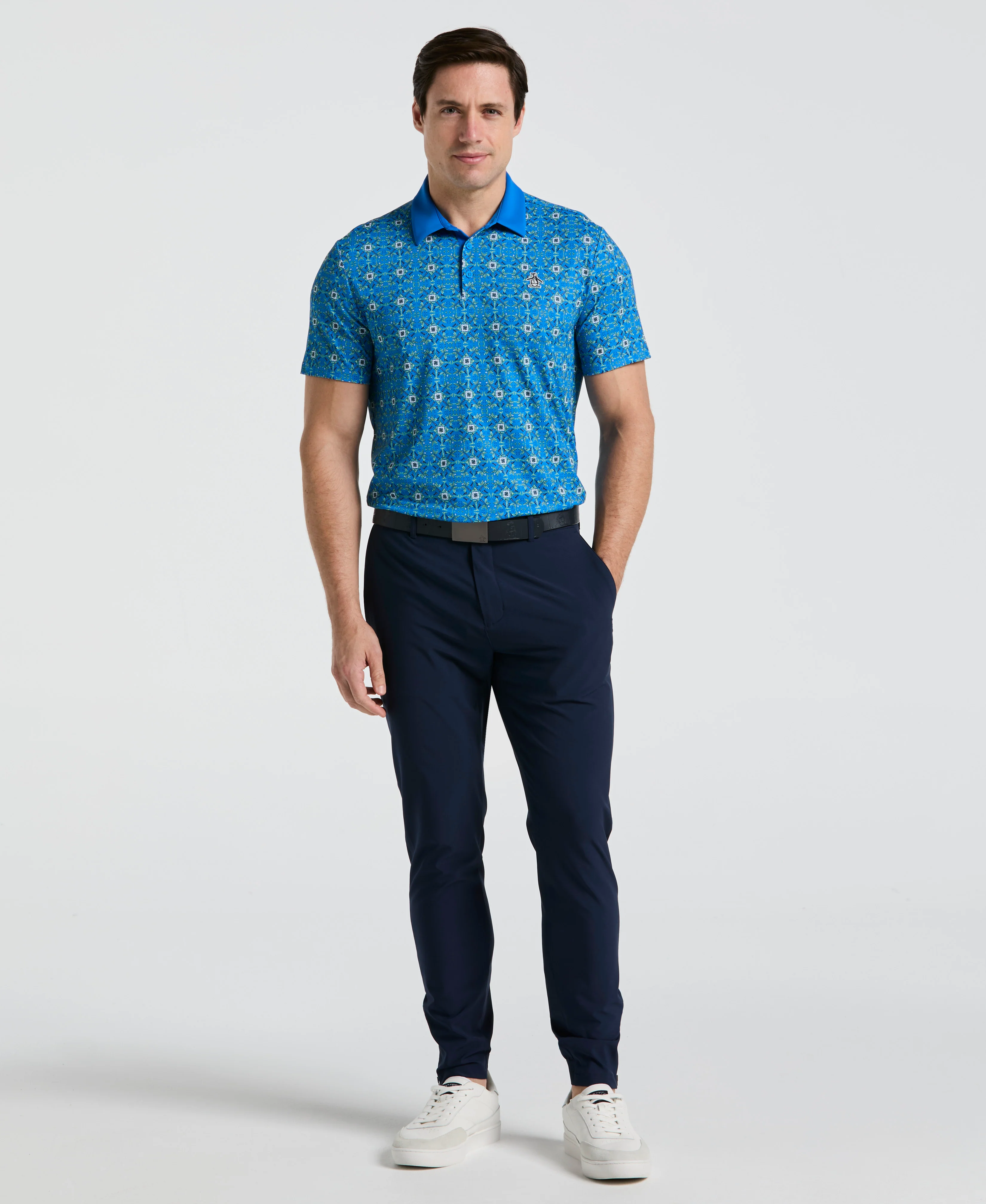 All-Over Cocktail Printed Golf Polo - Image 8