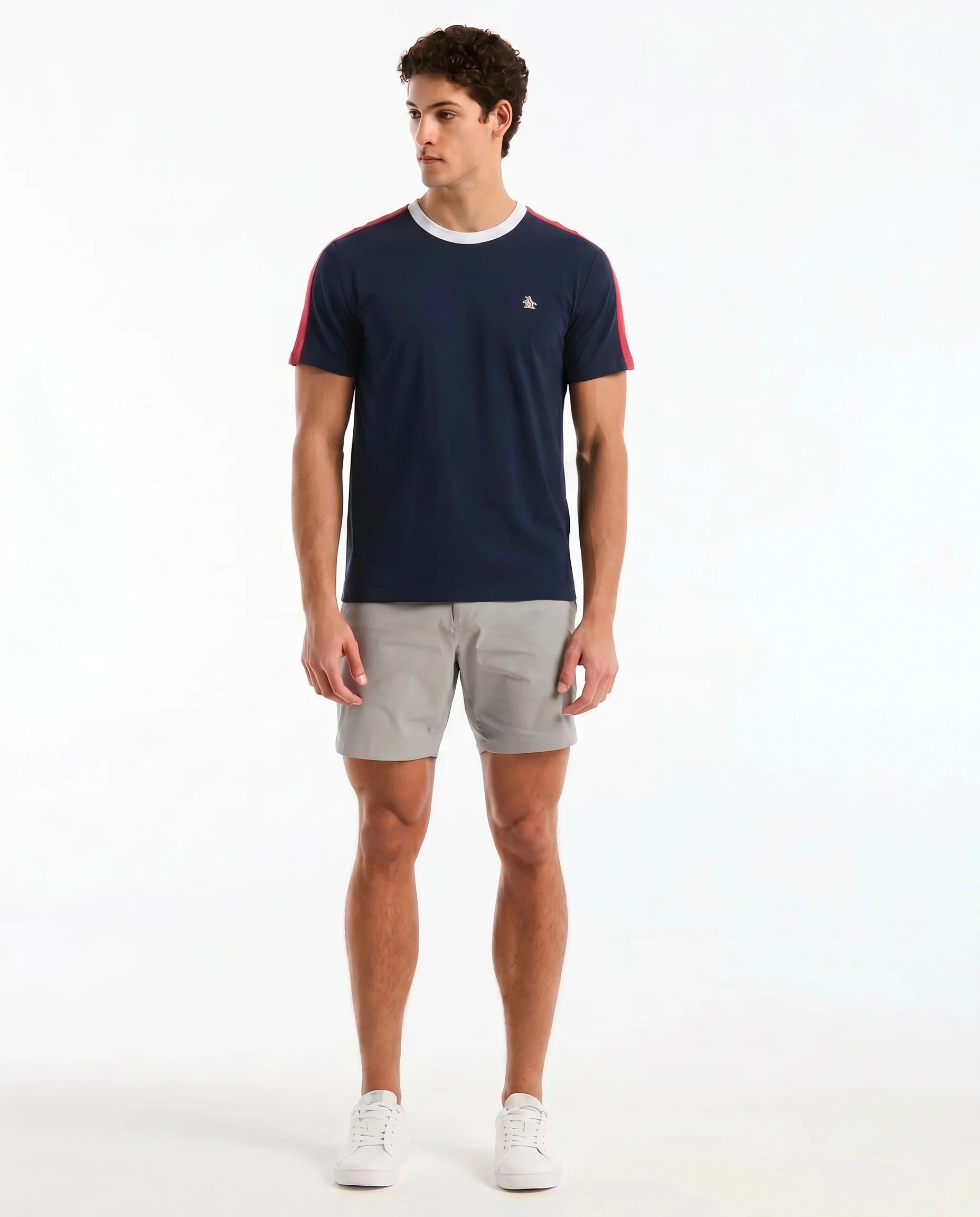 Color Block Cotton Tee USA Edition - Image 4