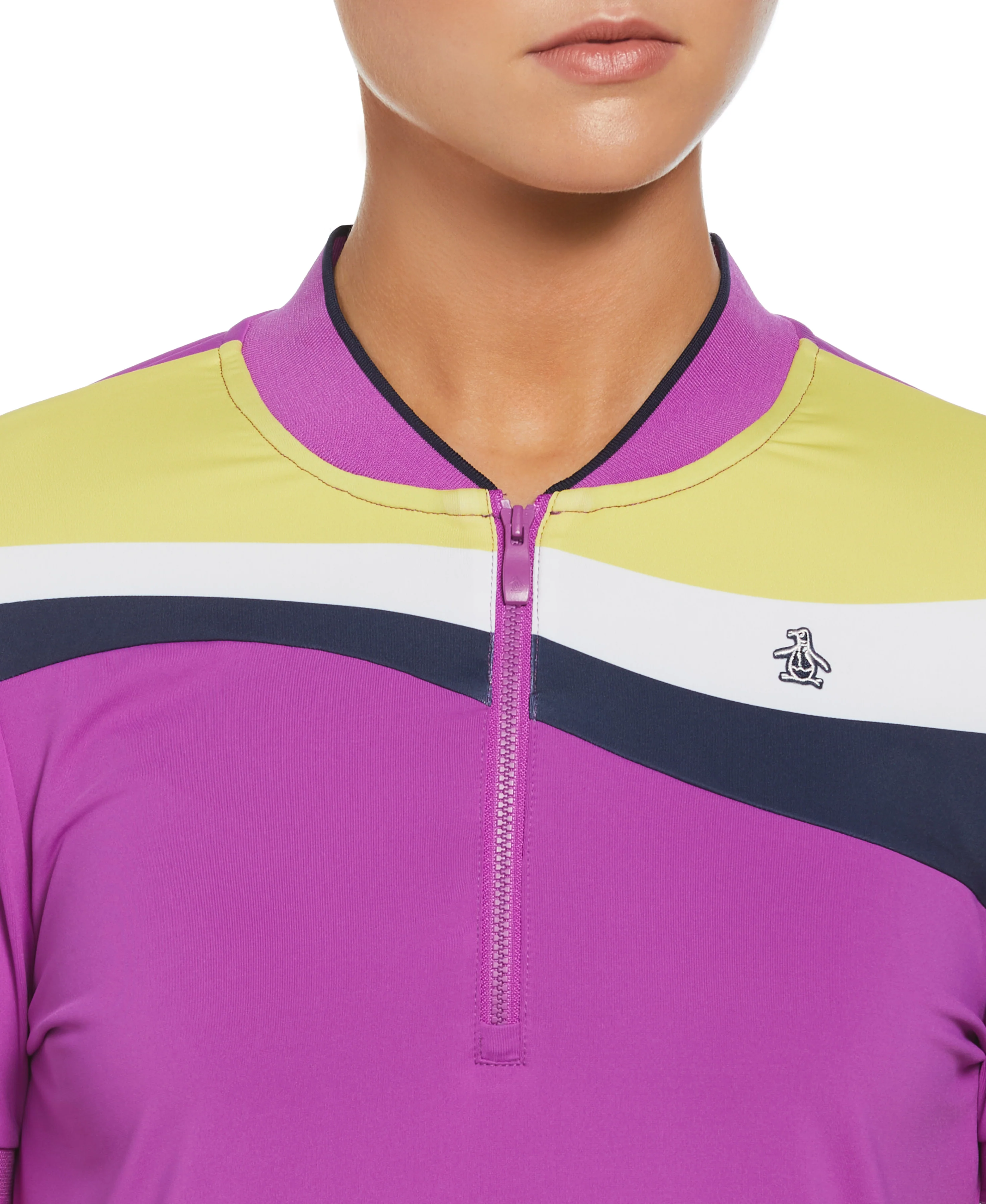 Women's Color Block Polo - Image 3