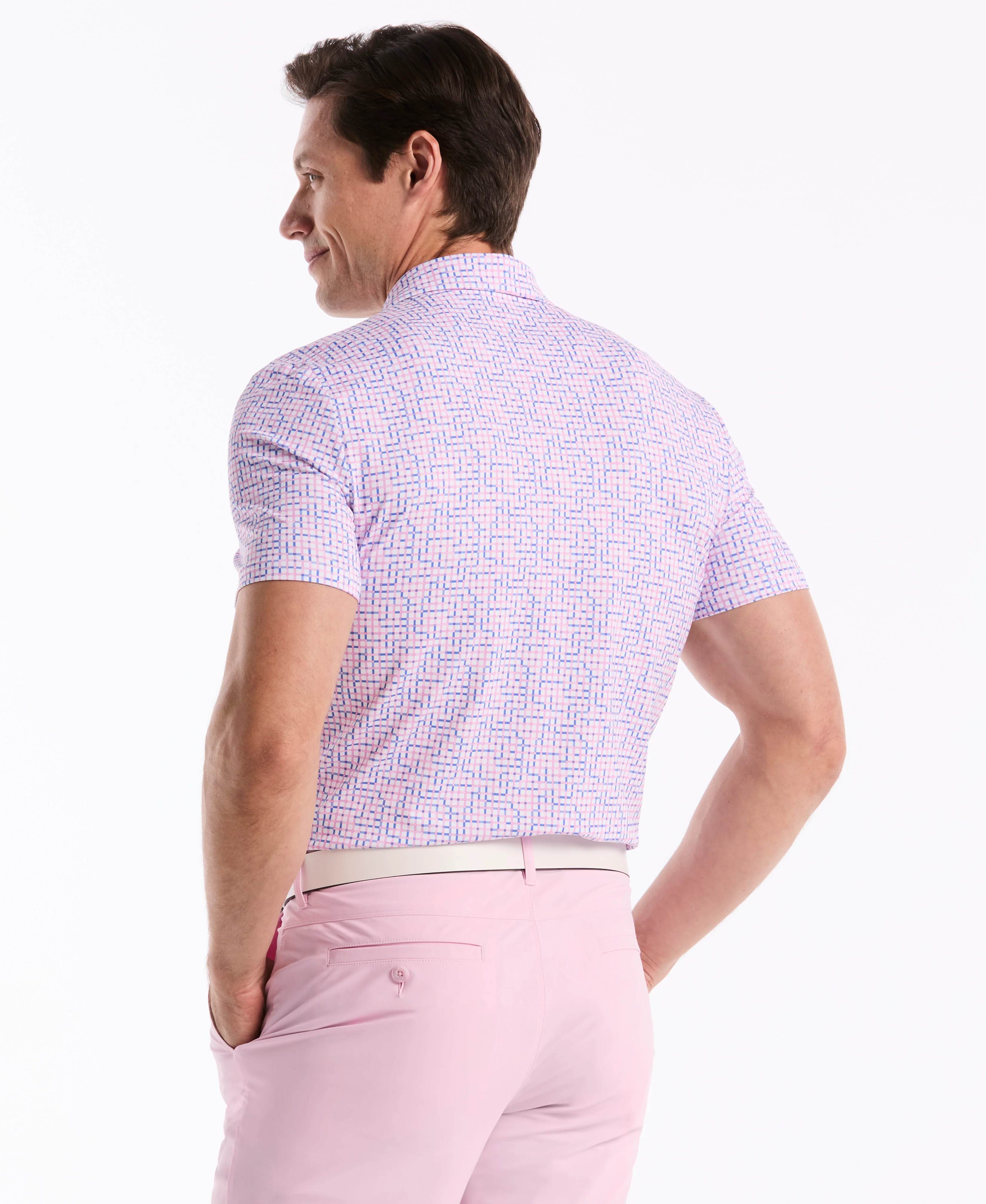 Color Theory Gingham Golf Polo - Image 2