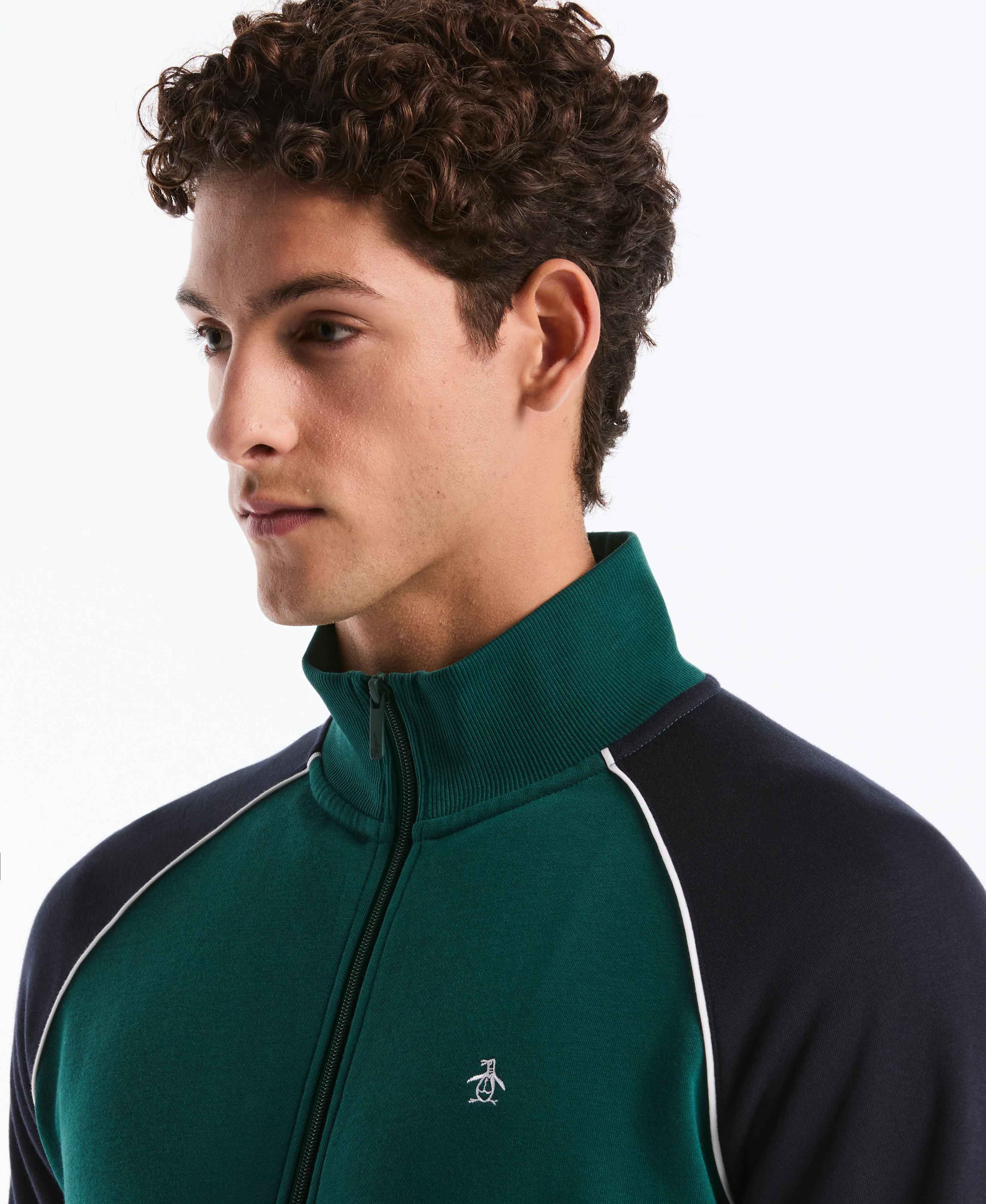 Colorblock Fleece Track Jacket - Image 3