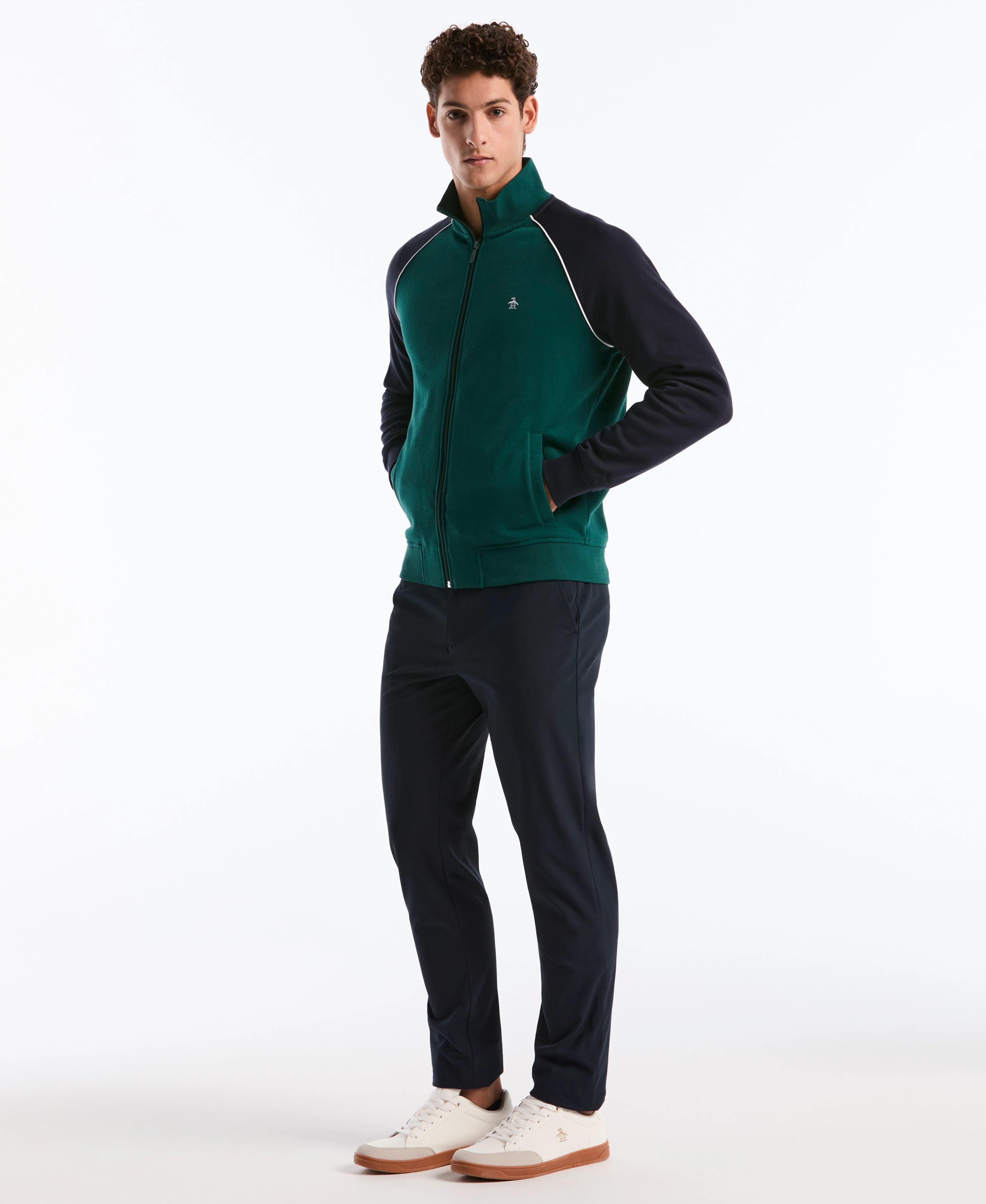 Colorblock Fleece Track Jacket - Image 4