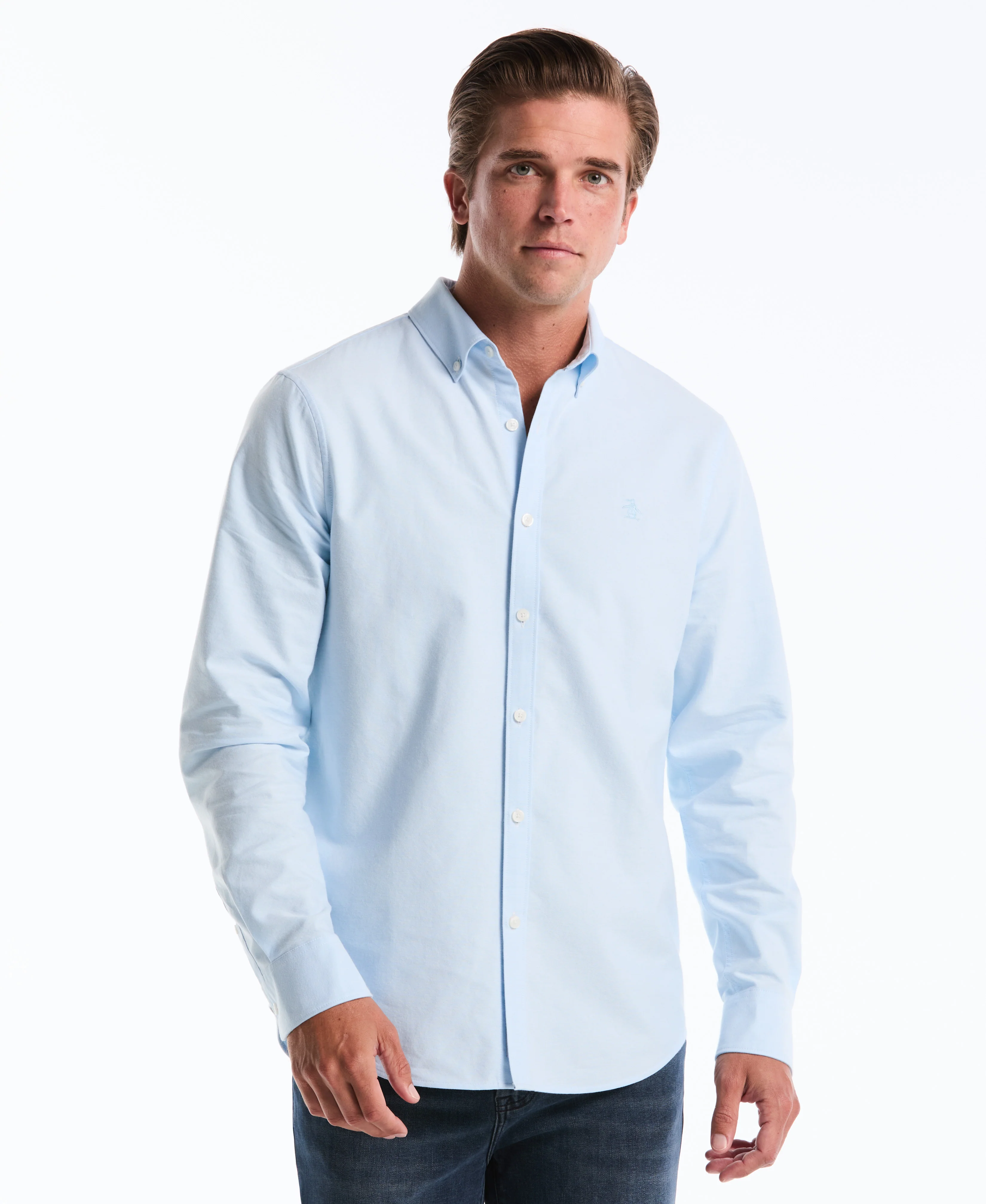 Core Oxford Long Sleeve Shirt - Image 17