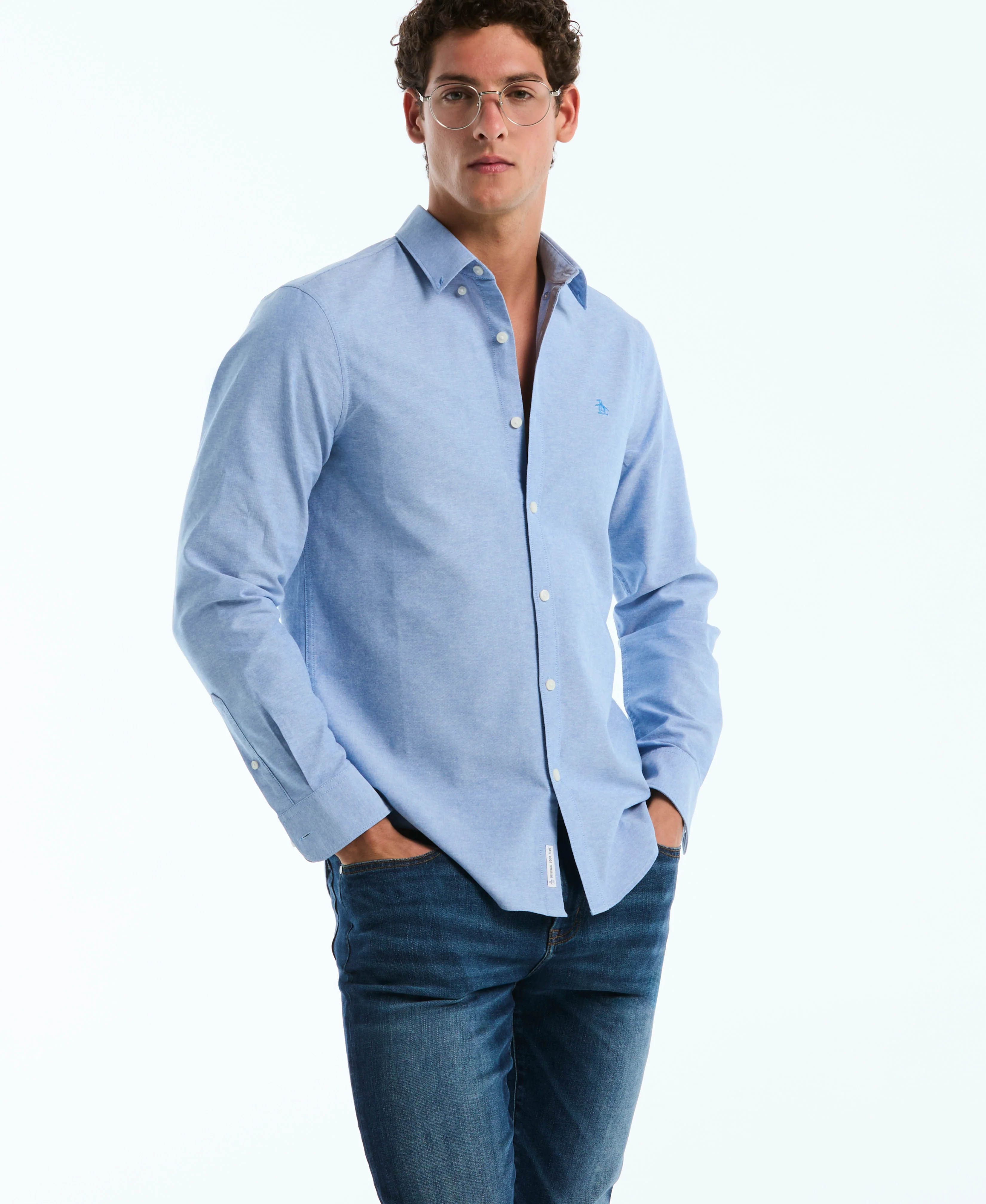 Core Oxford Long Sleeve Shirt - Image 9